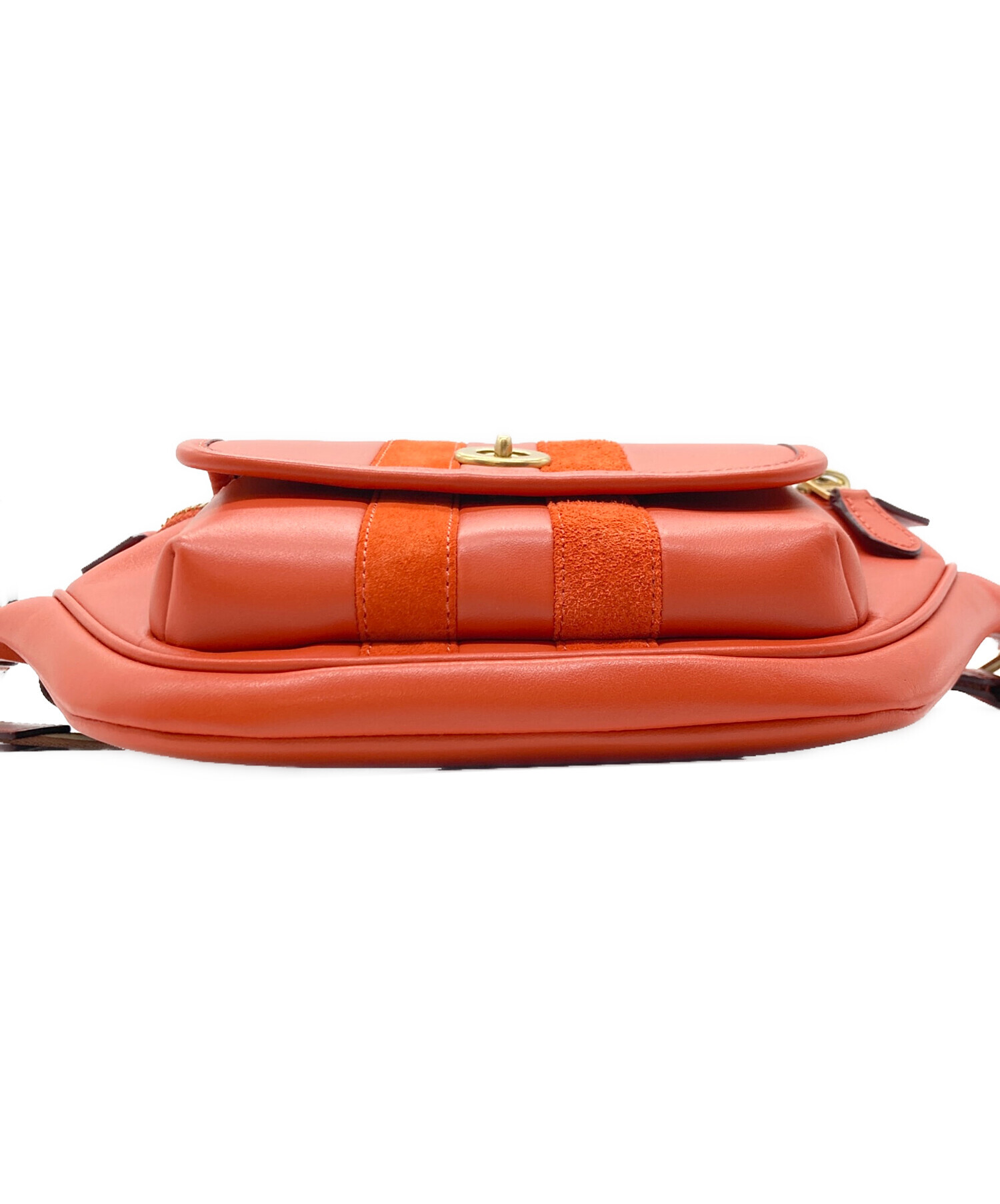 中古・古着通販】COACH (コーチ) ウエストバッグ オレンジ｜ブランド
