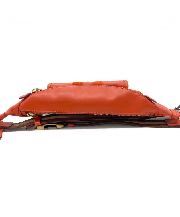 中古・古着通販】COACH (コーチ) ウエストバッグ オレンジ｜ブランド