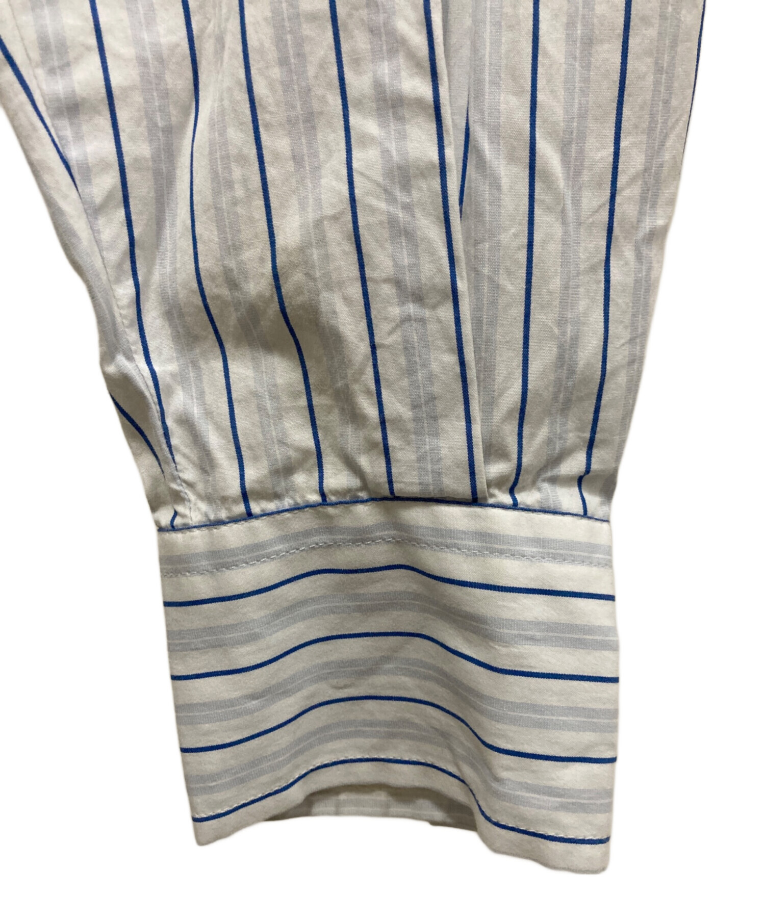 中古・古着通販】DIESEL (ディーゼル) ストライプシャツ ホワイト 