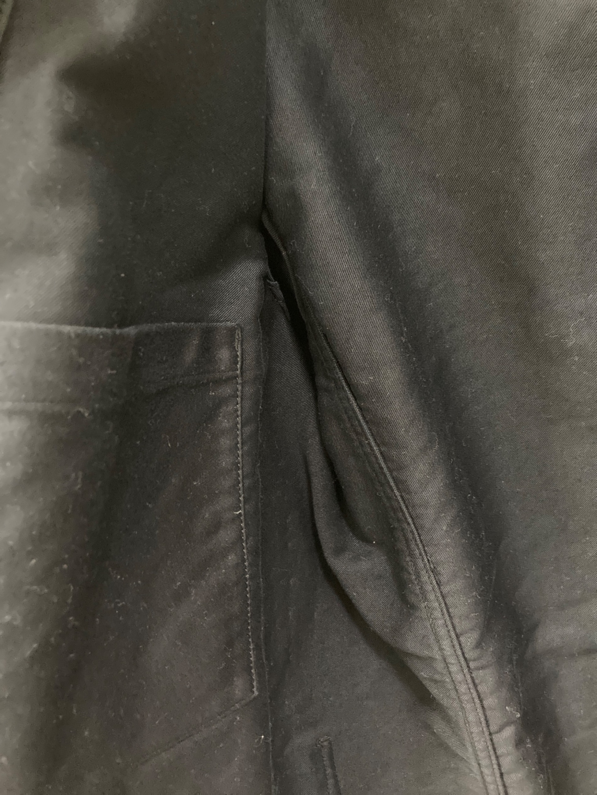 中古・古着通販】OUTIL (ウティ) モールスキンカバーオール ブラック