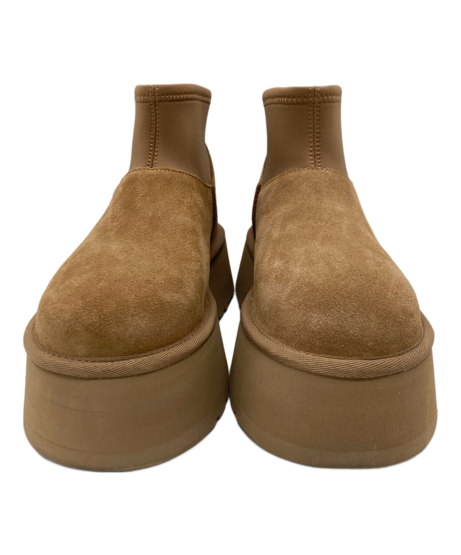 中古・古着通販】UGG (アグ) 厚底ムートンブーツ ブラウン サイズ:24cm