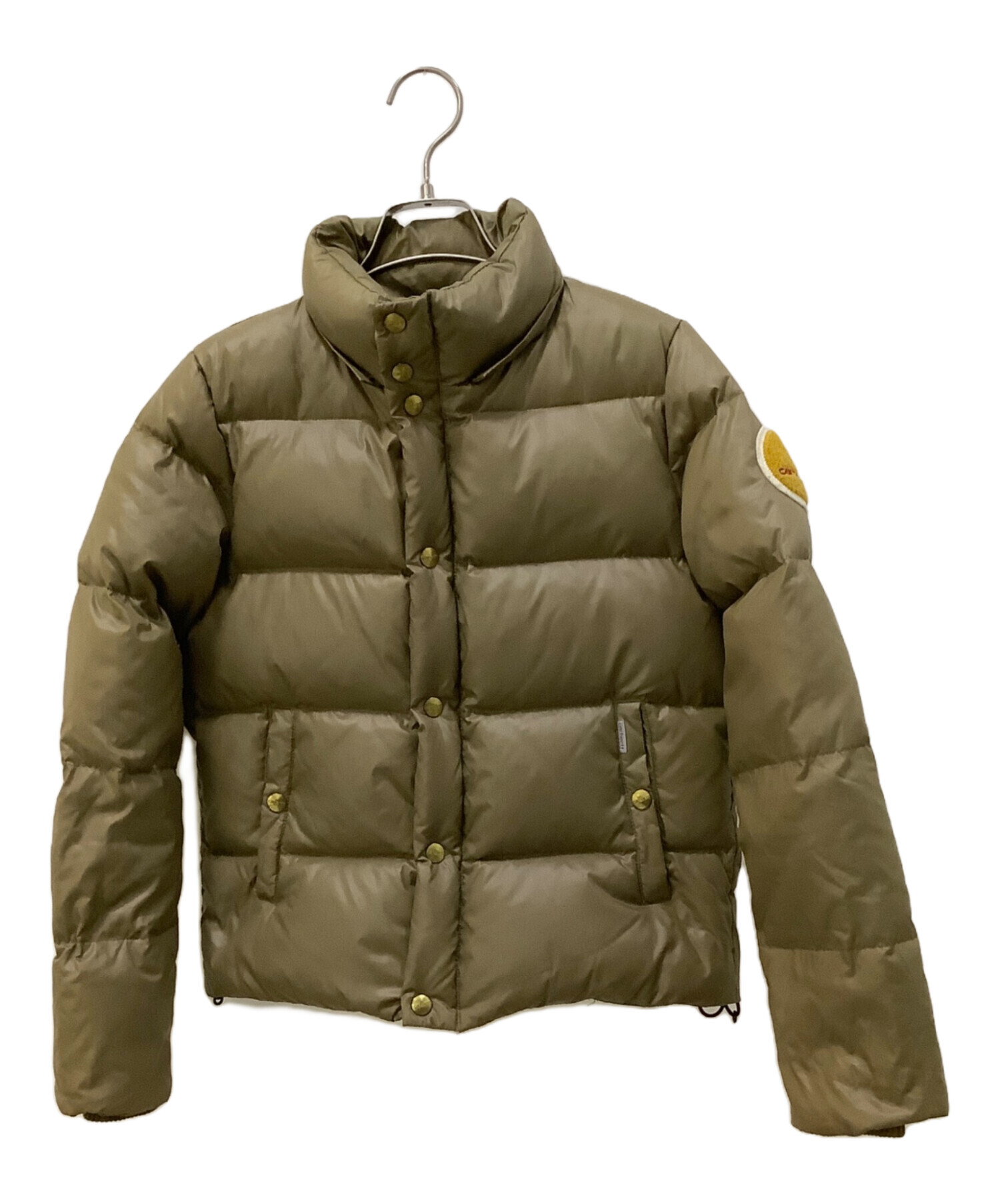 Carhartt ダウンジャケット カーキ 中古・古着通販】CarHartt (カーハート) ダウンジャケット カーキ