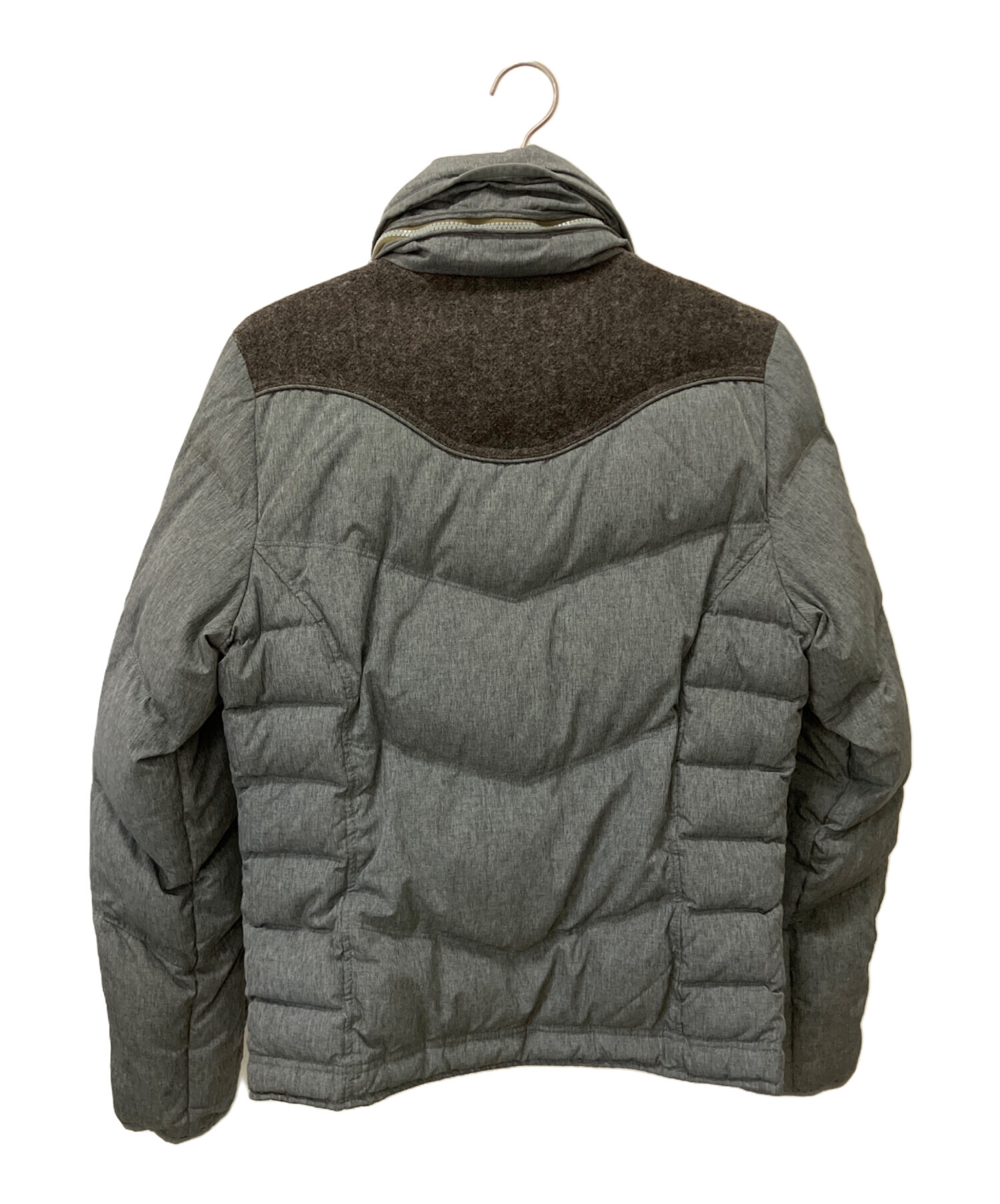 中古・古着通販】DIESEL (ディーゼル) 切替ダウンジャケット グレー