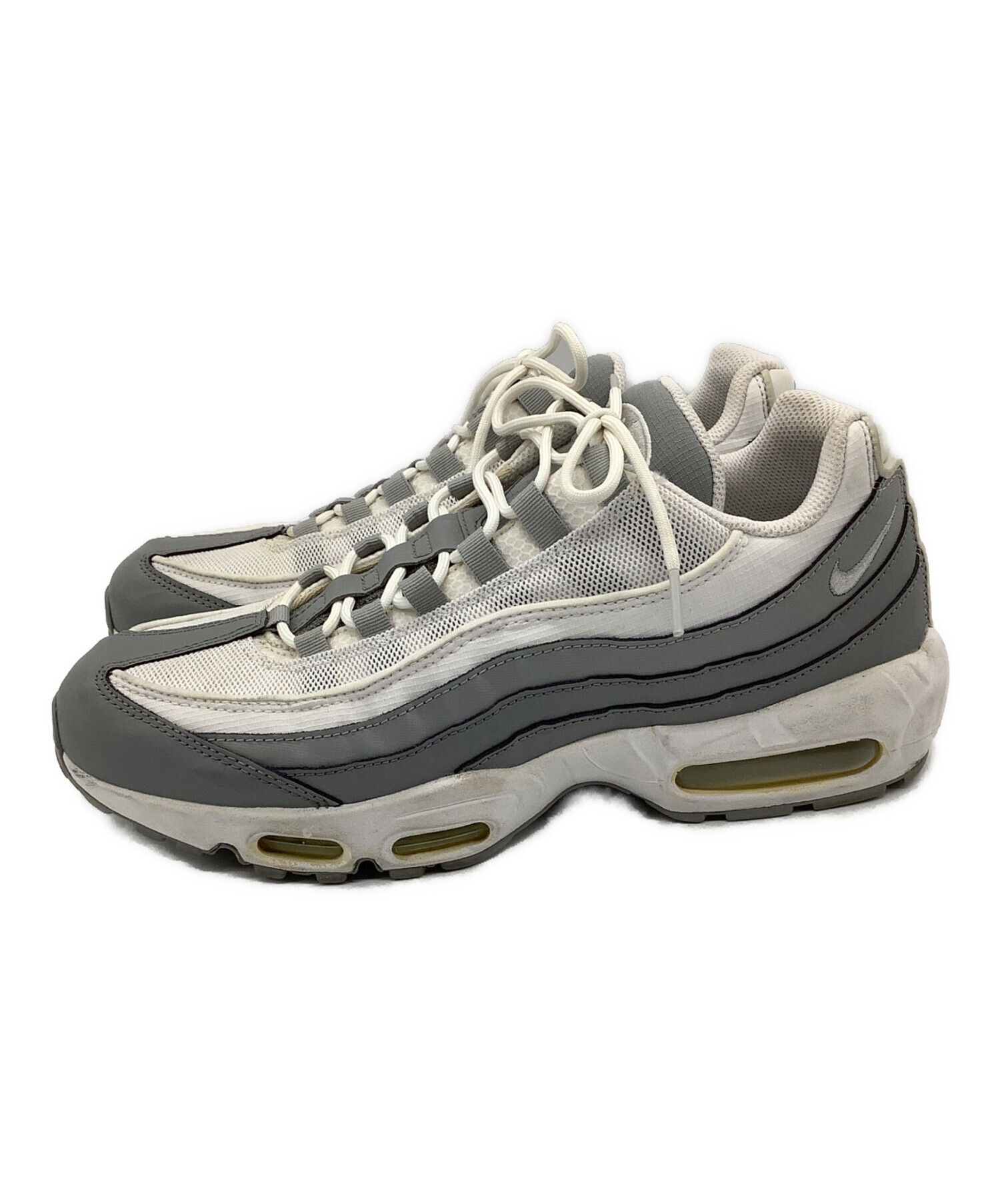 中古・古着通販】NIKE (ナイキ) AIR MAX95 グレー×ホワイト サイズ 