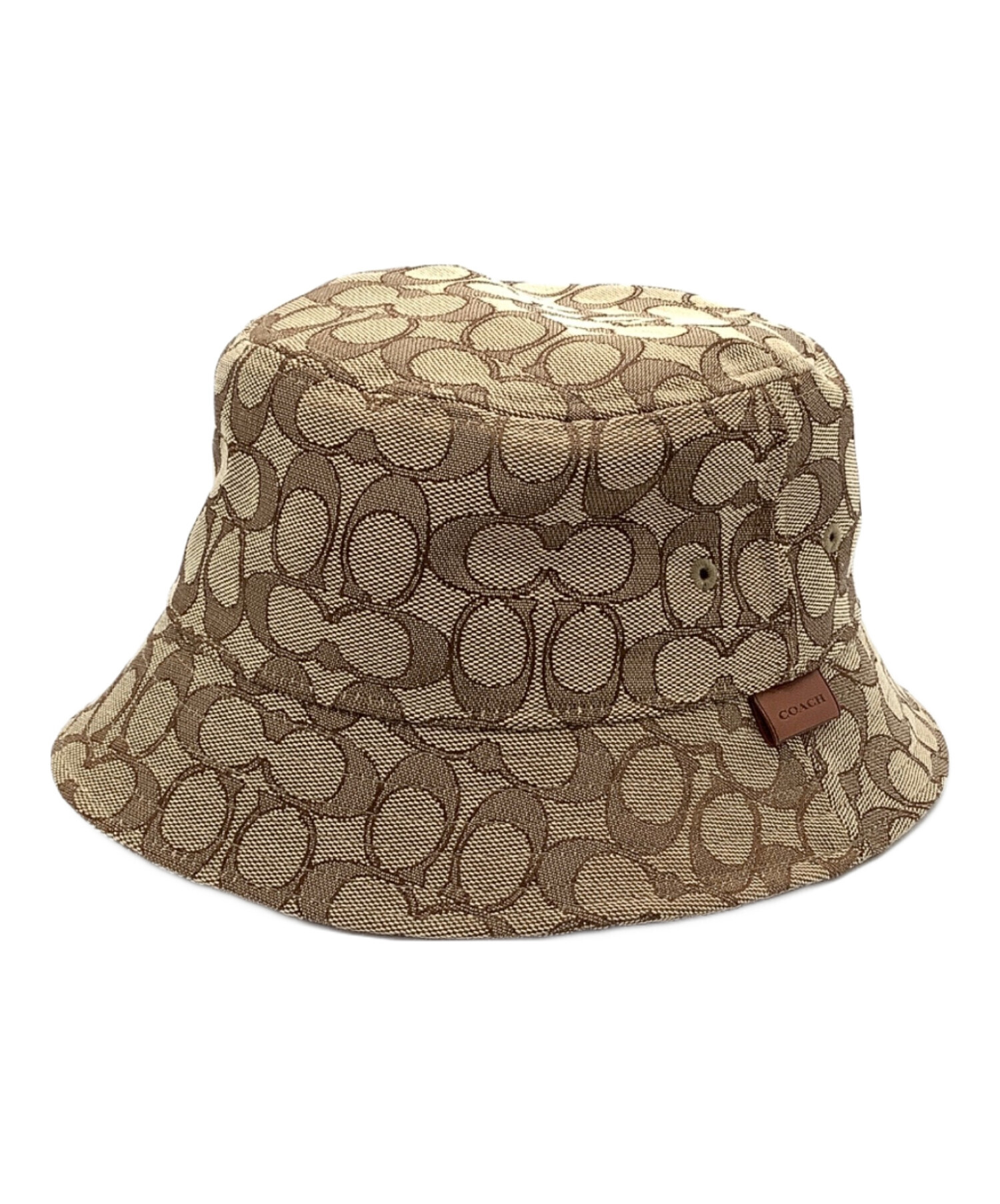 中古・古着通販】COACH (コーチ) バケットハット ベージュ｜ブランド 