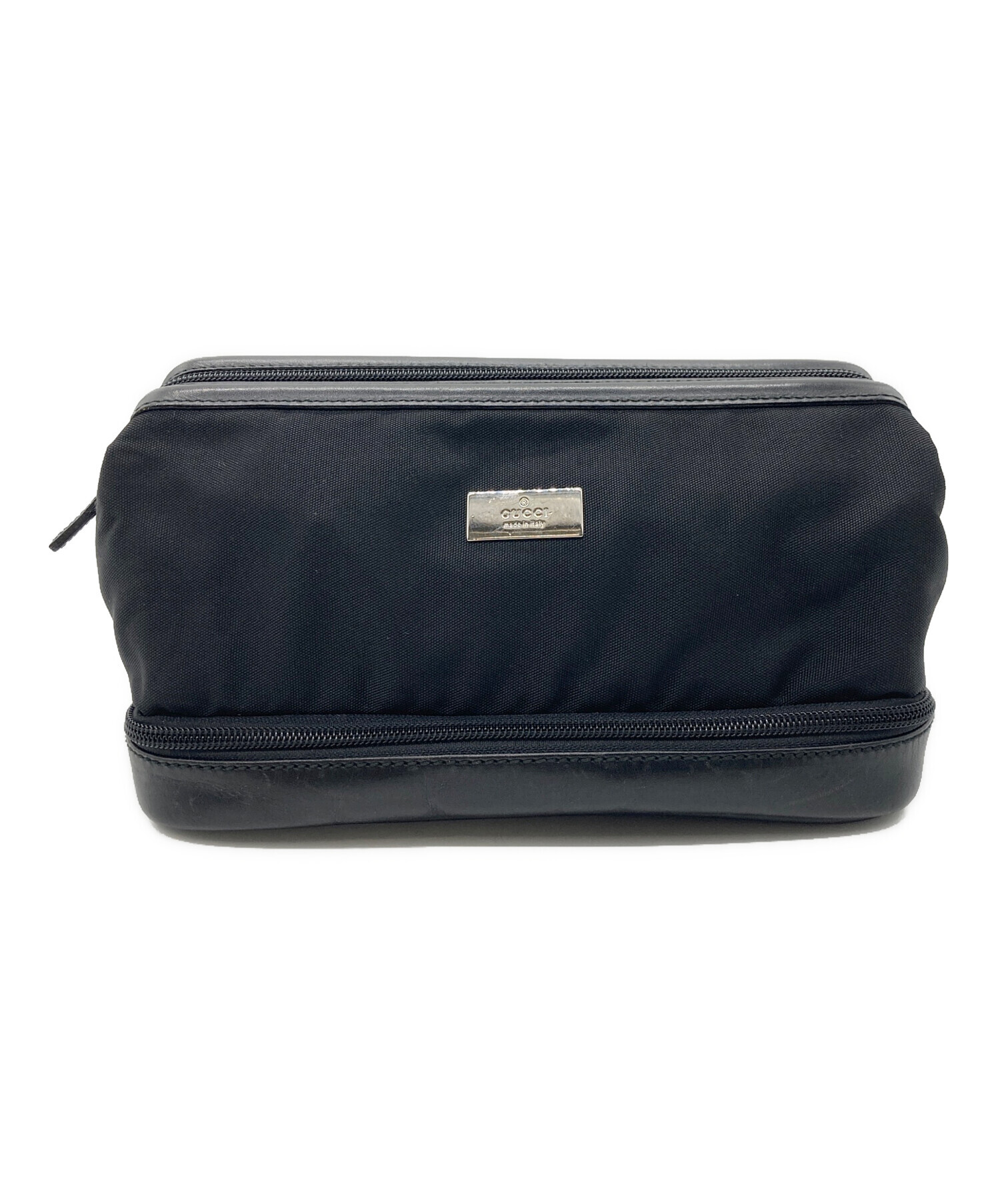 中古・古着通販】GUCCI (グッチ) コスメポーチ ブラック｜ブランド