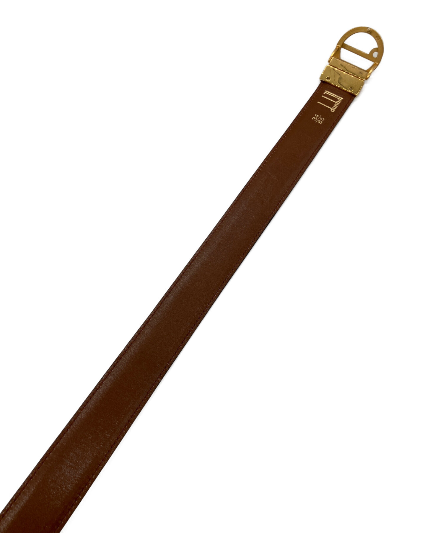 中古・古着通販】dunhill (ダンヒル) レザーベルト ブラック｜ブランド