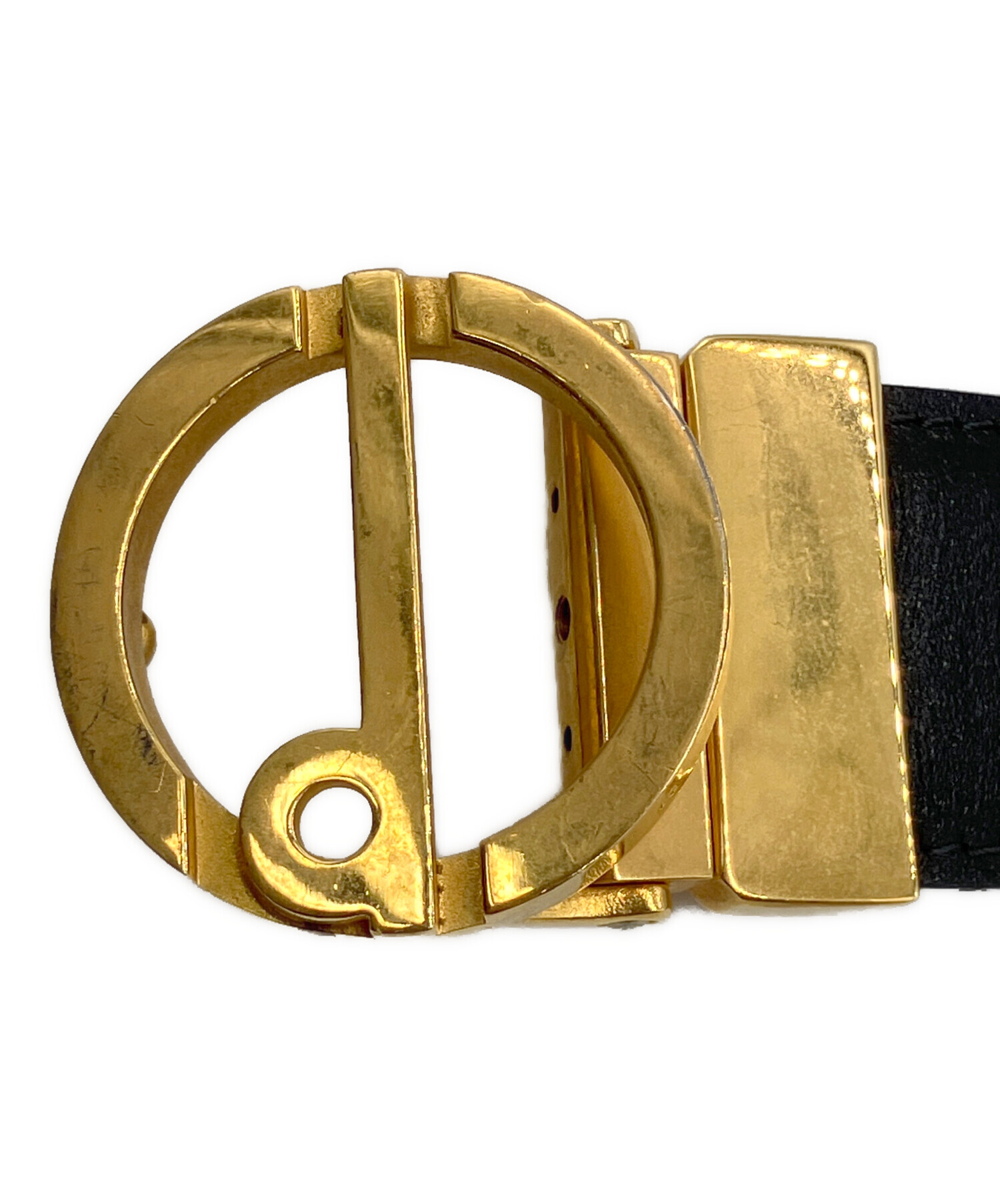 中古・古着通販】dunhill (ダンヒル) レザーベルト ブラック｜ブランド