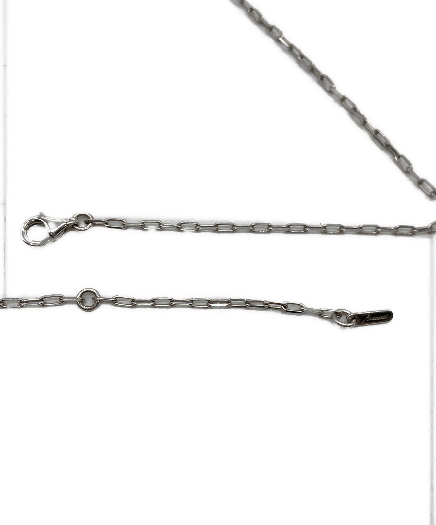 中古・古着通販】Baccarat (バカラ) ネックレス シルバー×ピンク