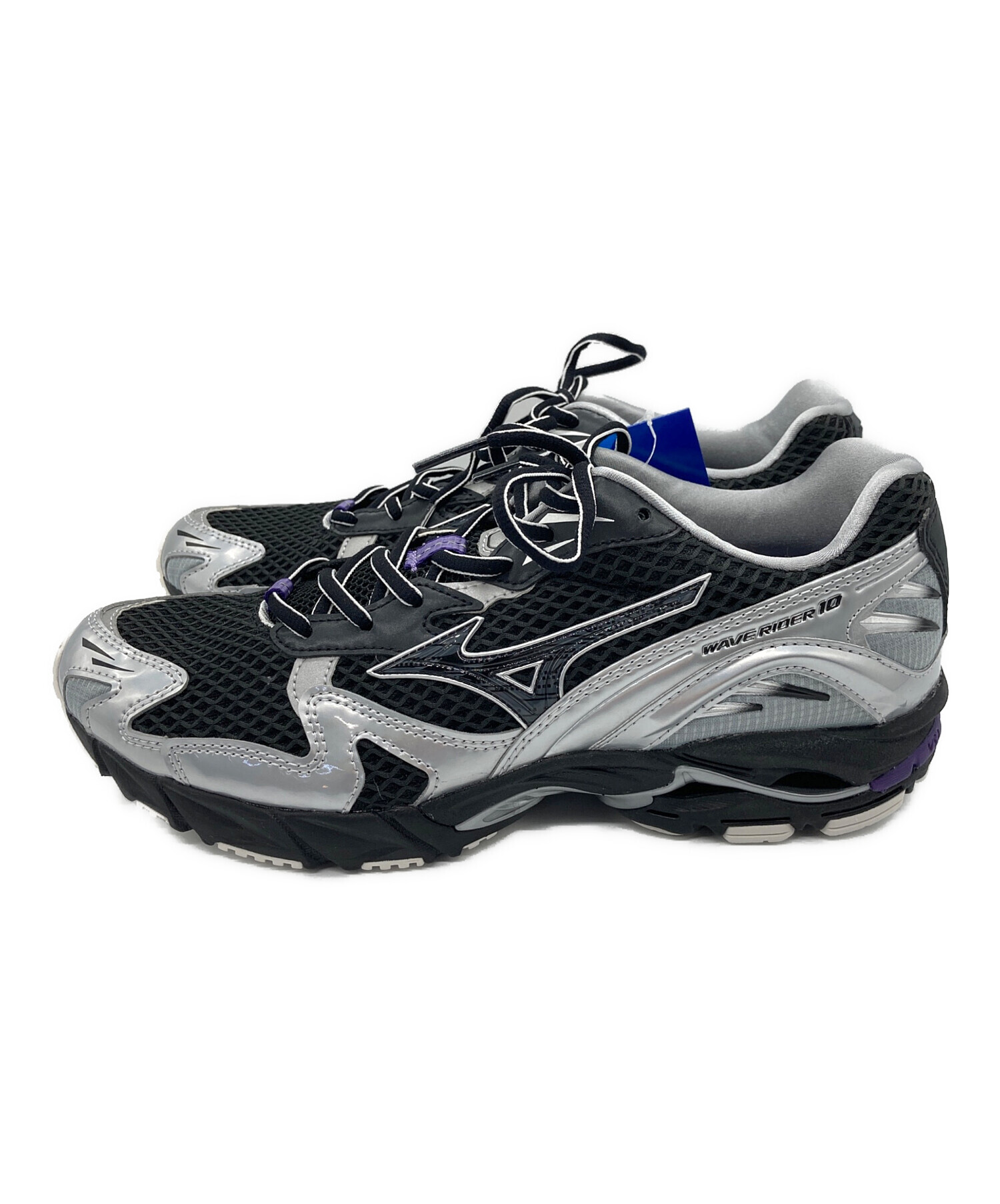 er＊古着販売 中古・古着通販】MIZUNO (ミズノ) WAVE RIDER 10 ブラック×シルバー