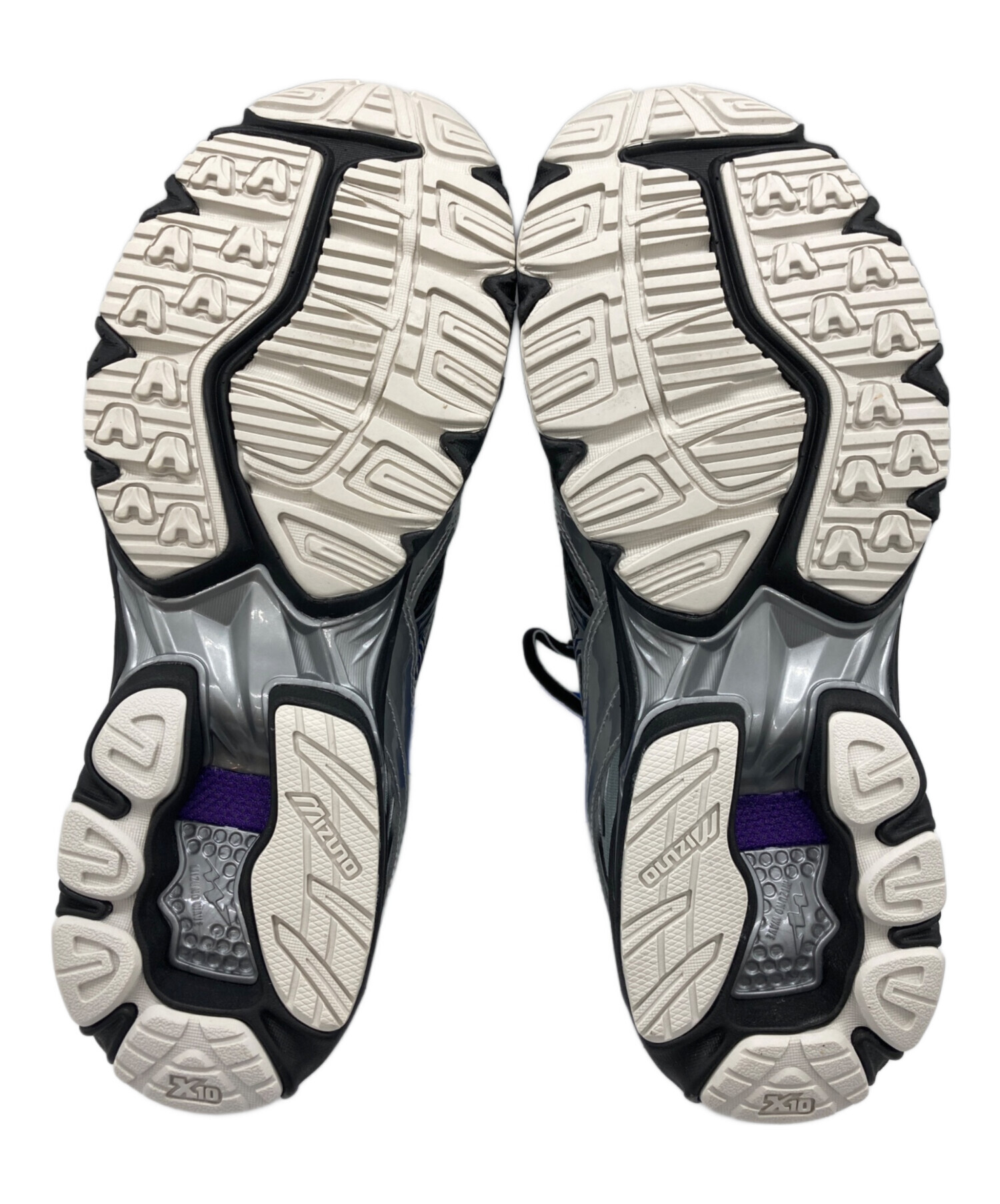 中古・古着通販】MIZUNO (ミズノ) WAVE RIDER 10 ブラック×シルバー