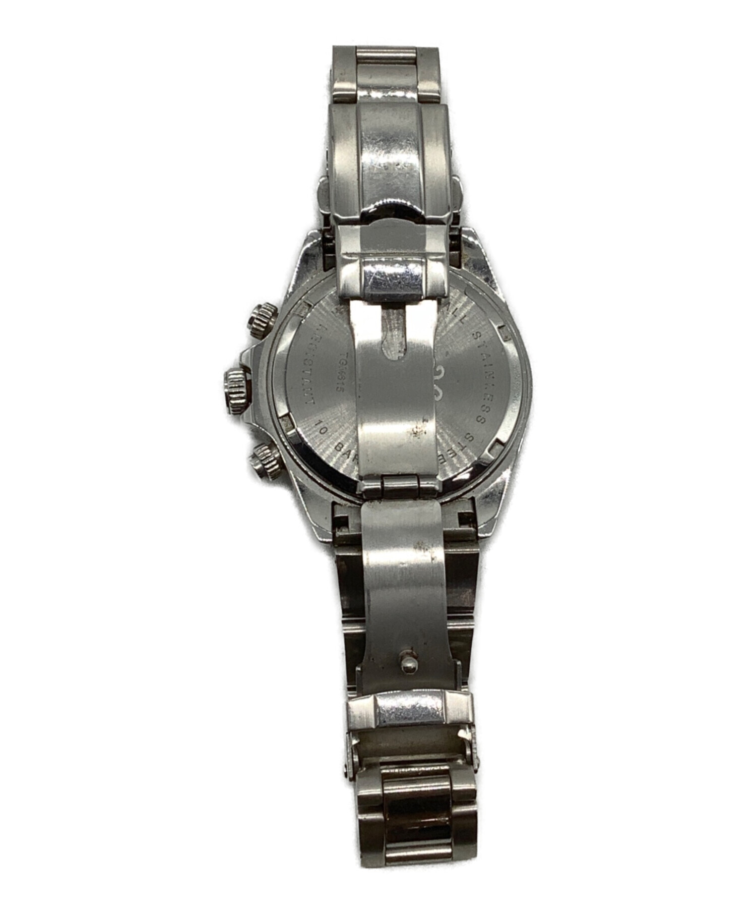 中古・古着通販】TECHNOS (テクノス) クロノグラフ ブラック｜ブランド