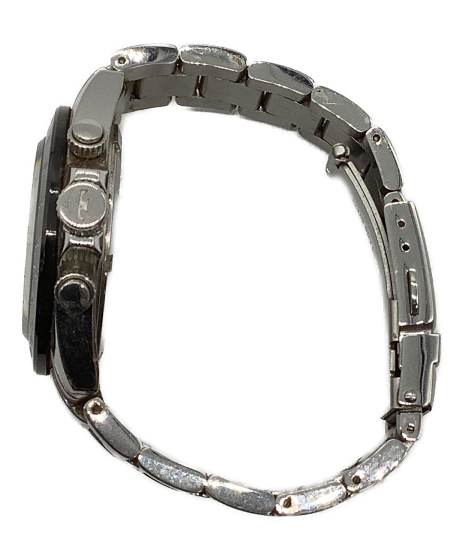 中古・古着通販】TECHNOS (テクノス) クロノグラフ ブラック｜ブランド