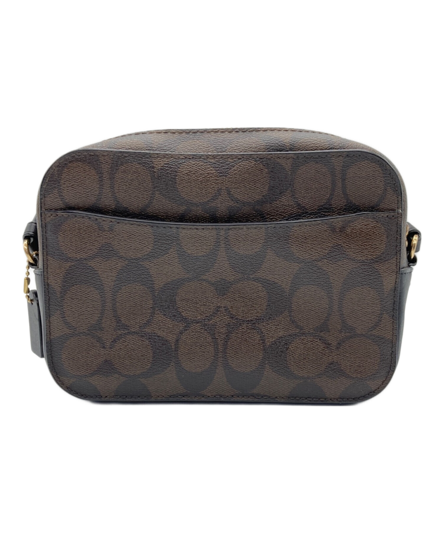 中古・古着通販】COACH (コーチ) ショルダーバッグ ブラウン×ブラック