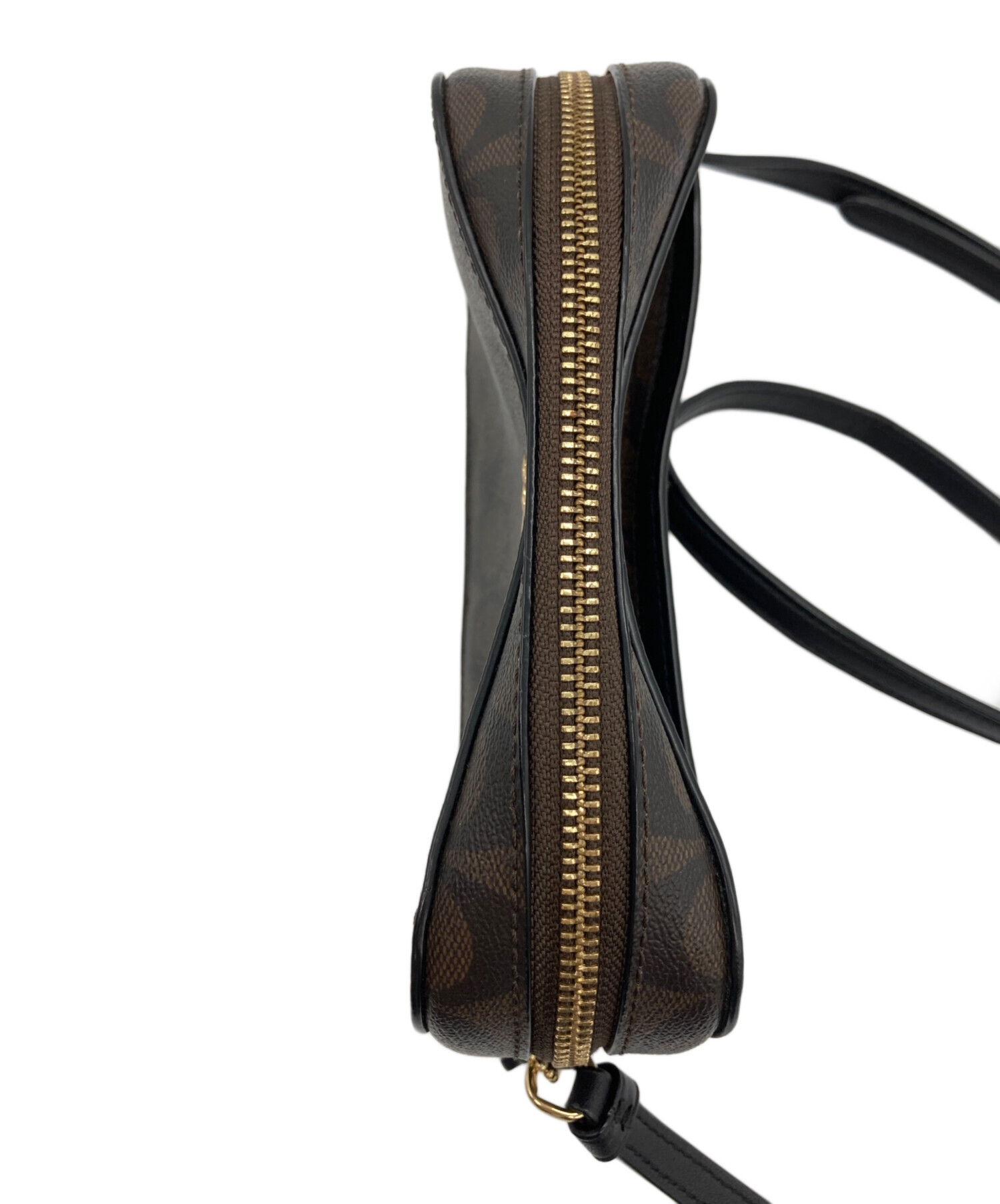 中古・古着通販】COACH (コーチ) ショルダーバッグ ブラウン×ブラック