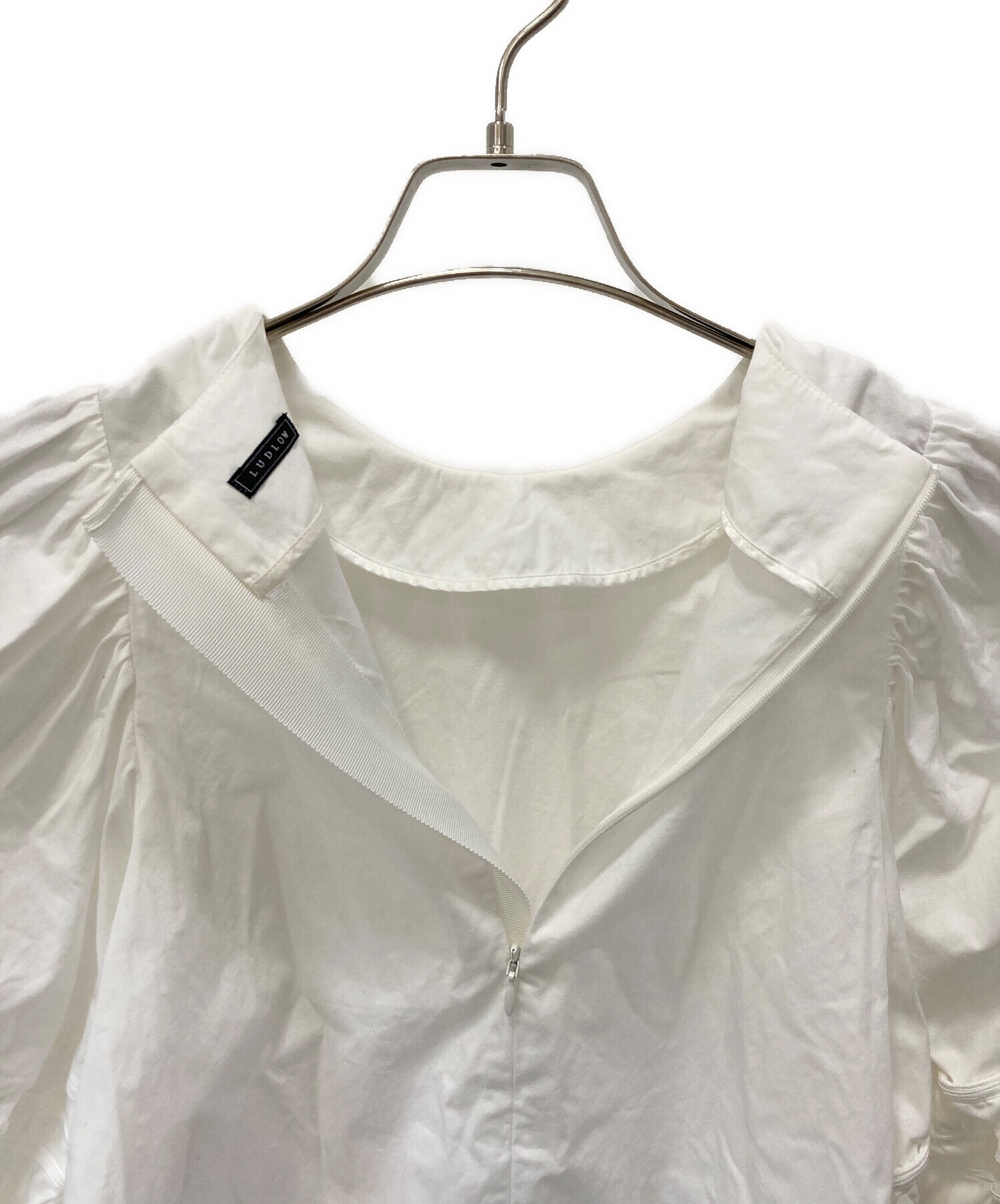 中古・古着通販】LUDLOW (ラドロー) ブラウス ホワイト サイズ:FREE