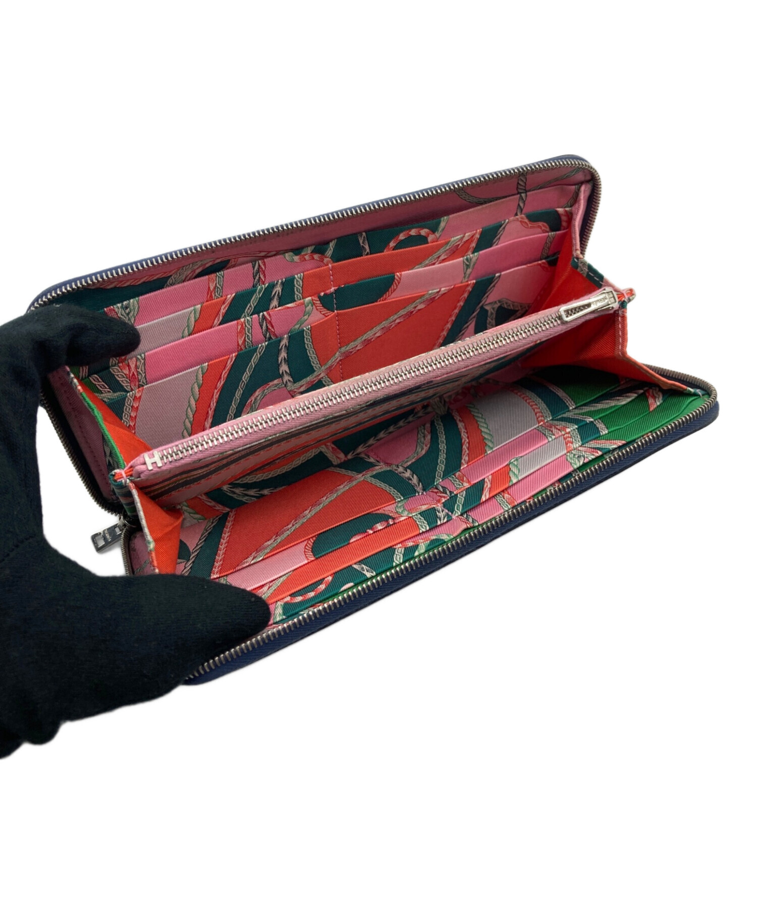 中古・古着通販】HERMES (エルメス) アザップシルクイン ネイビー