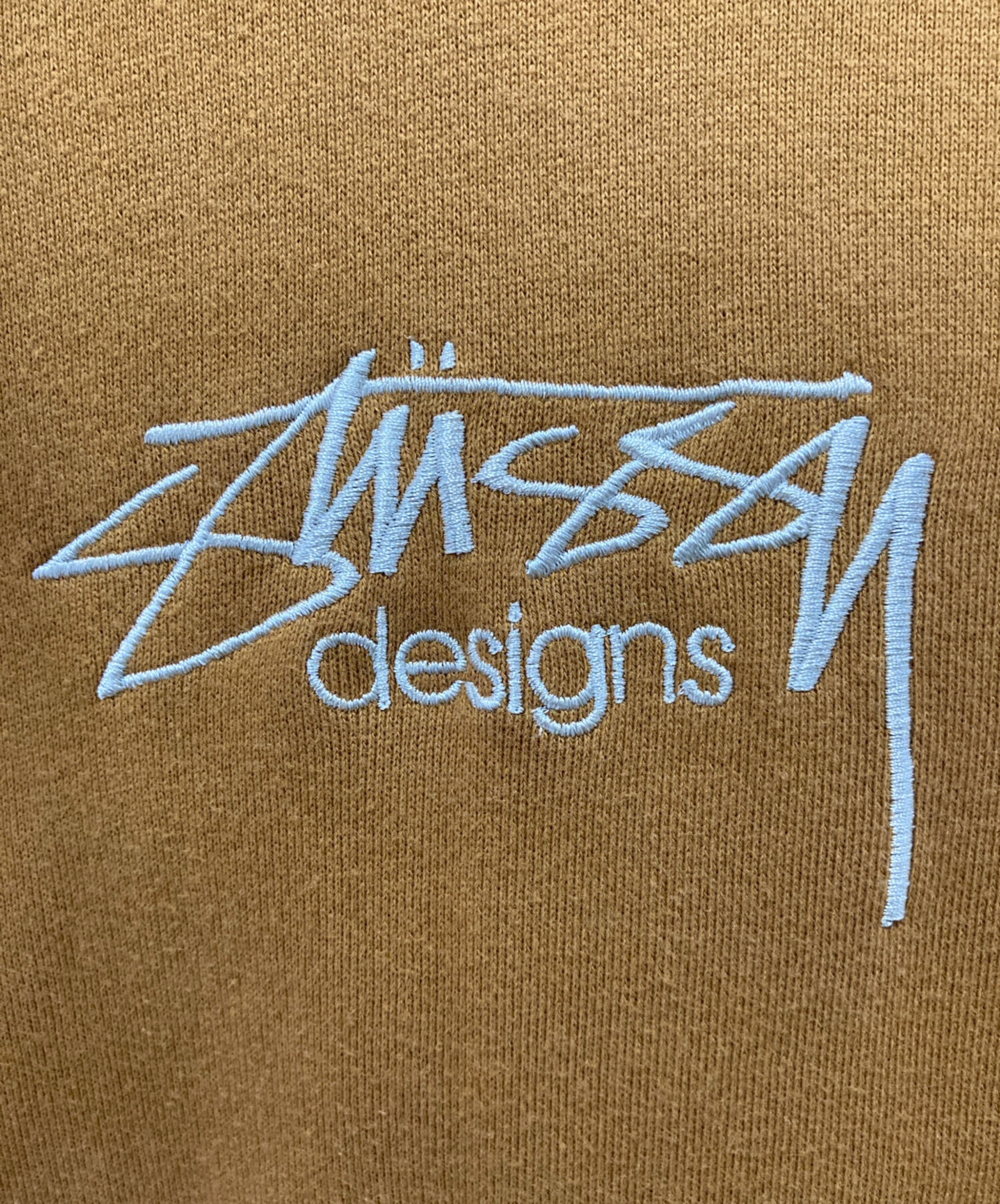 中古・古着通販】stussy (ステューシー) パーカー ベージュ サイズ:S