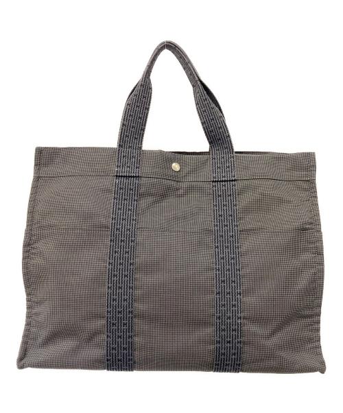 HERMÈS グレー トートバッグ 中古・古着通販】HERMES (エルメス) トートバッグ グレー｜ブランド