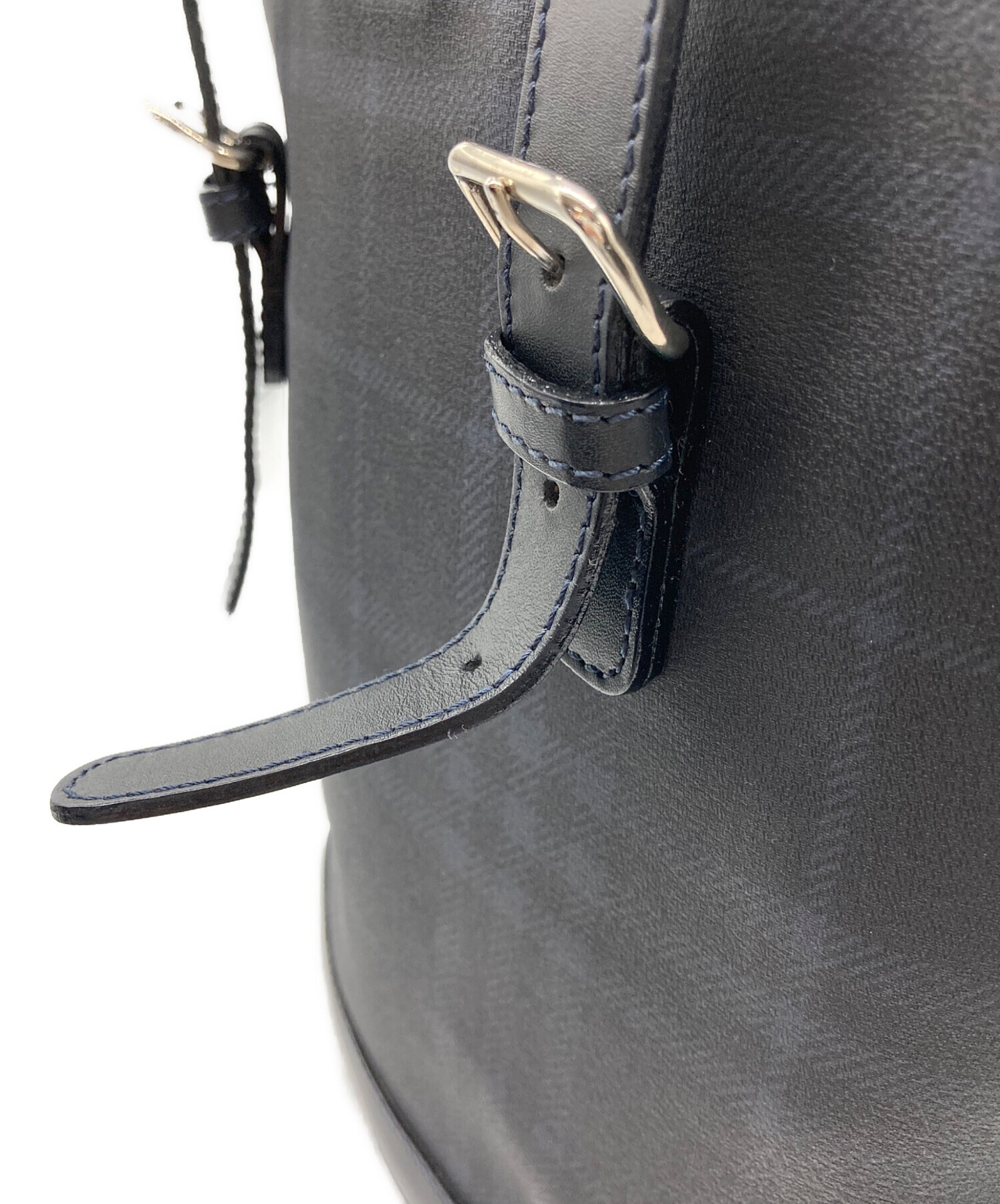 中古・古着通販】BURBERRY (バーバリー) トートバッグ ネイビー