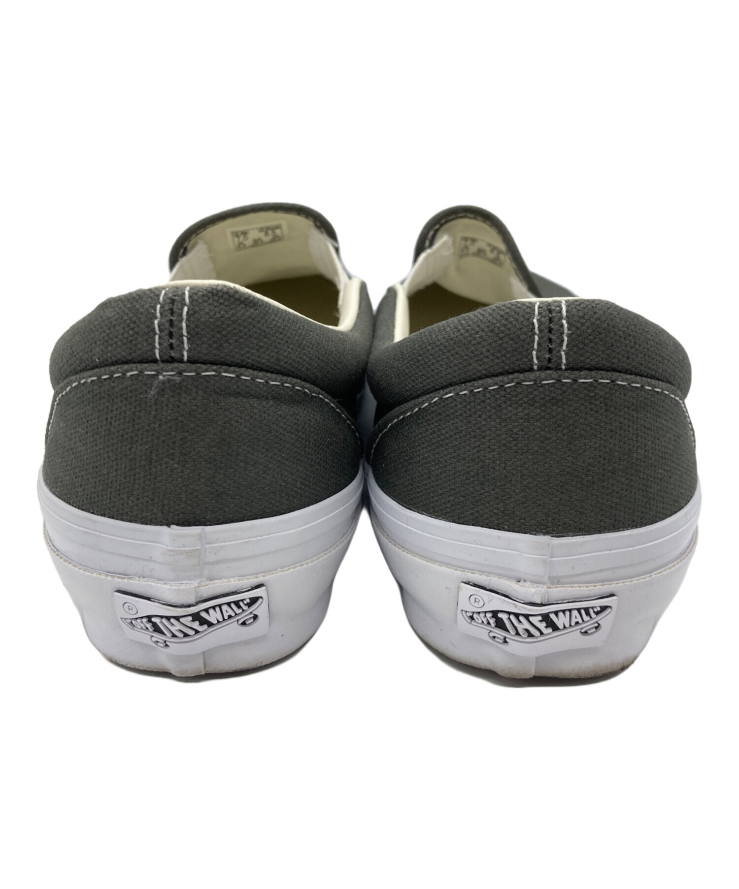 中古・古着通販】VANS (バンズ) スリッポン グレー サイズ:25.0cm
