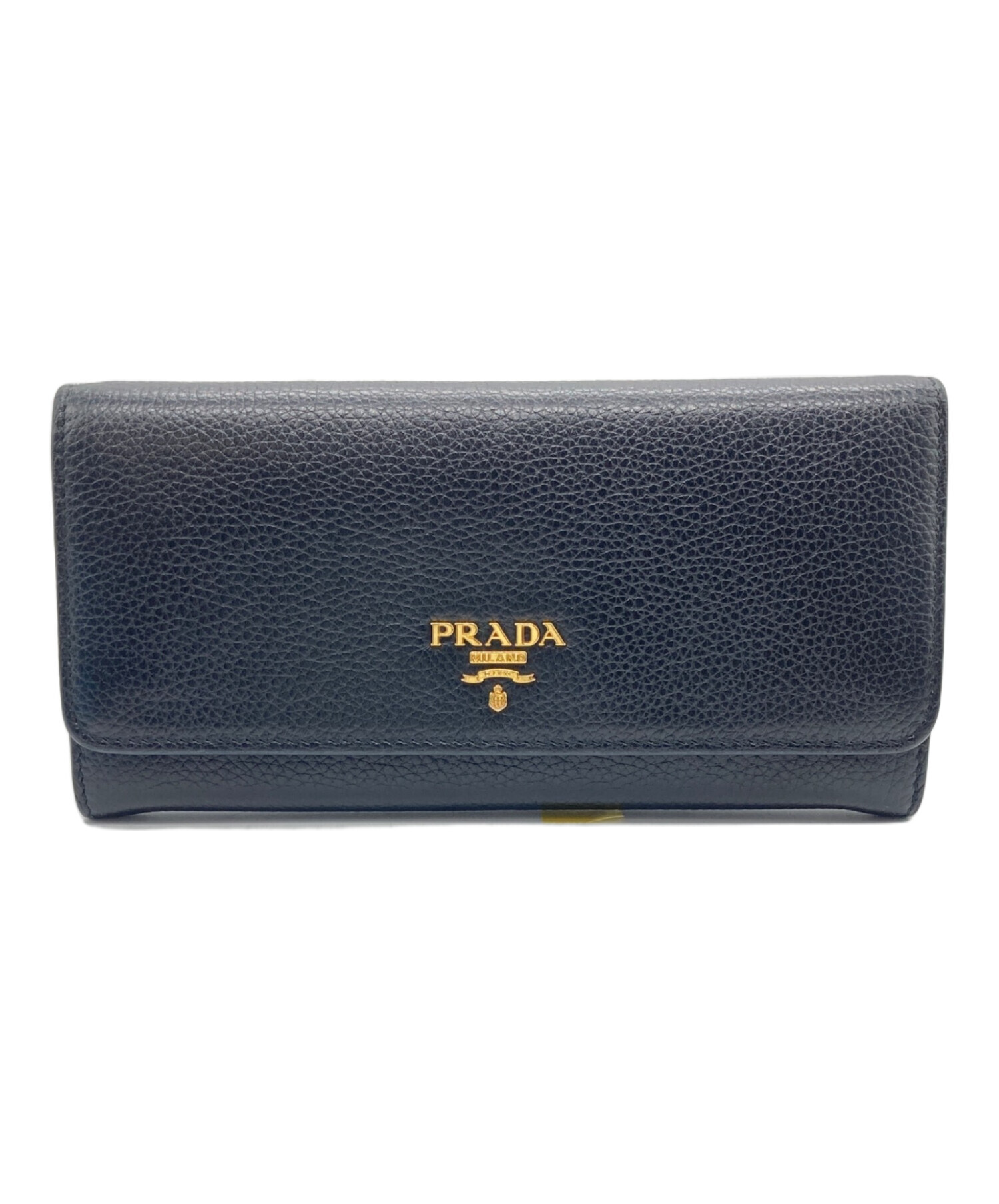 PRADA ブラック レザー 長財布 メンズ PRADA 長財布 黒 レザー PRADA プラダ 長財布 ブラック サフィアーノ