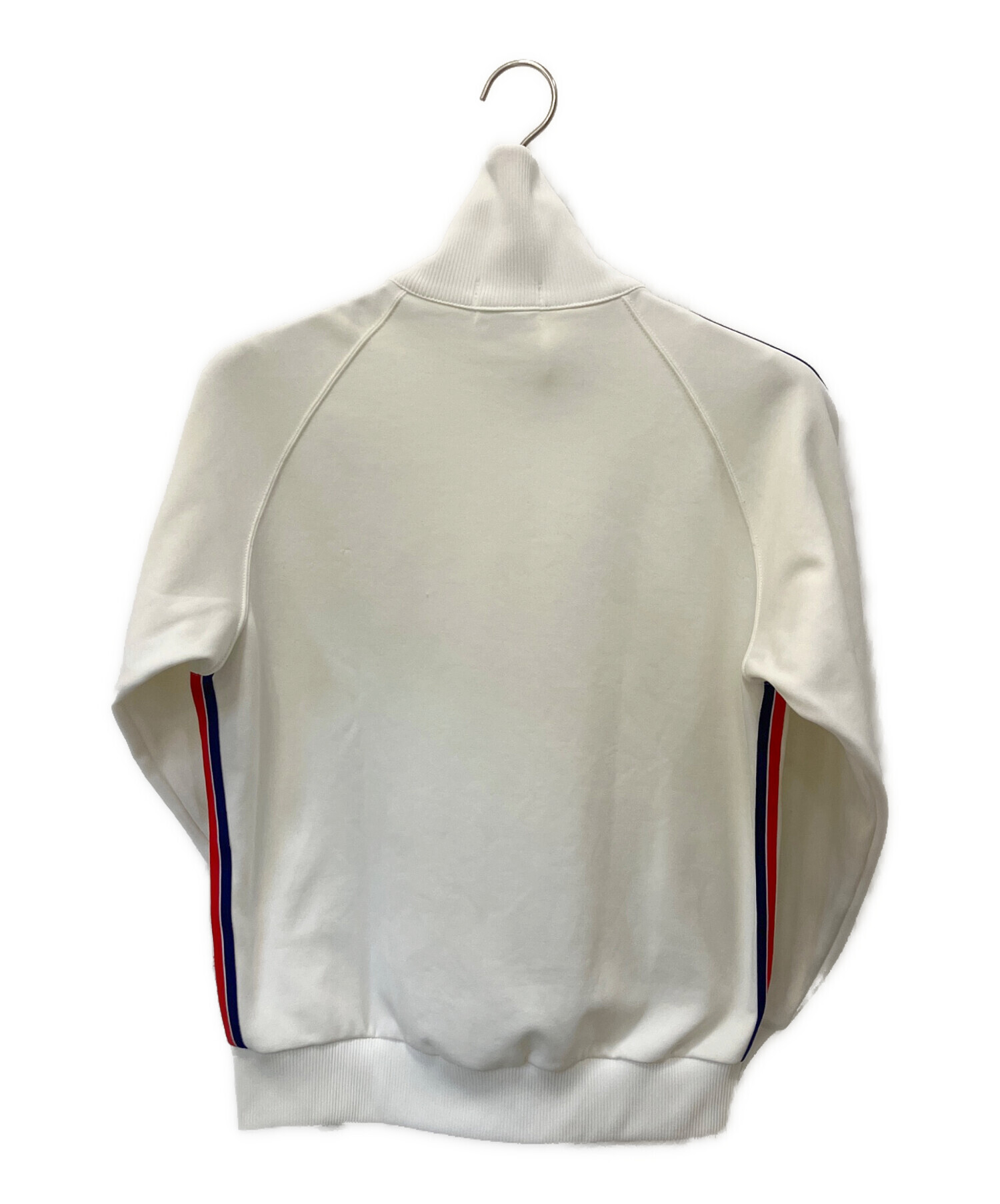 【新品】フレッドペリー サイドロゴ トラックジャケット ホワイトMサイズ FRED PERRY（フレッドペリー） ジャージ Taped Track Jacket／フレッド