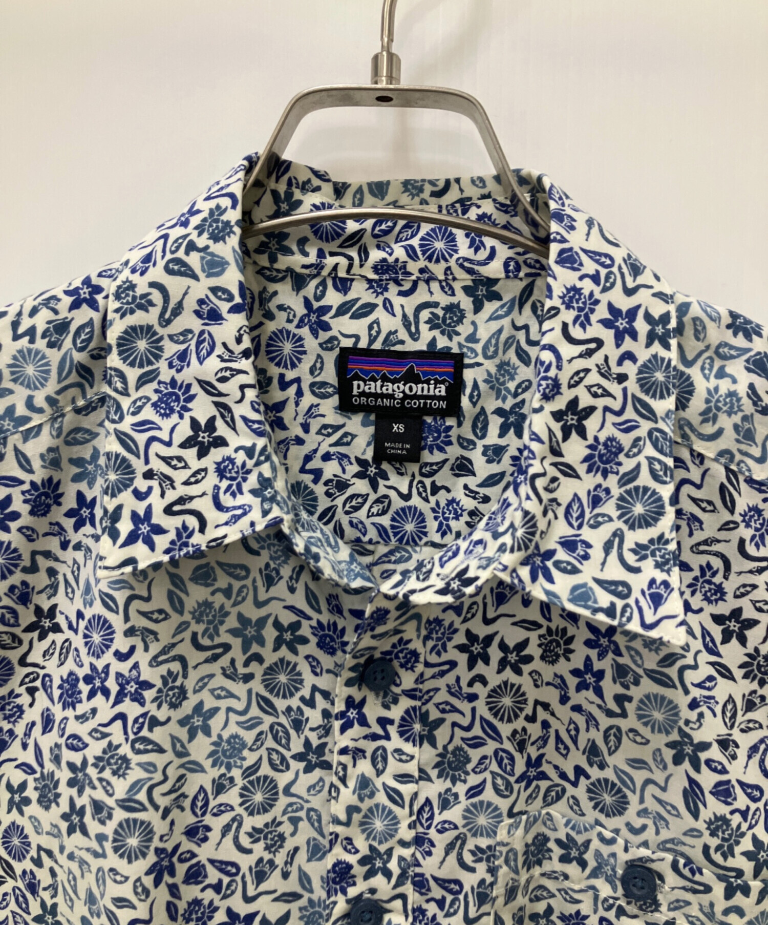 中古・古着通販】Patagonia (パタゴニア) 半袖シャツ ブルー サイズ:XS