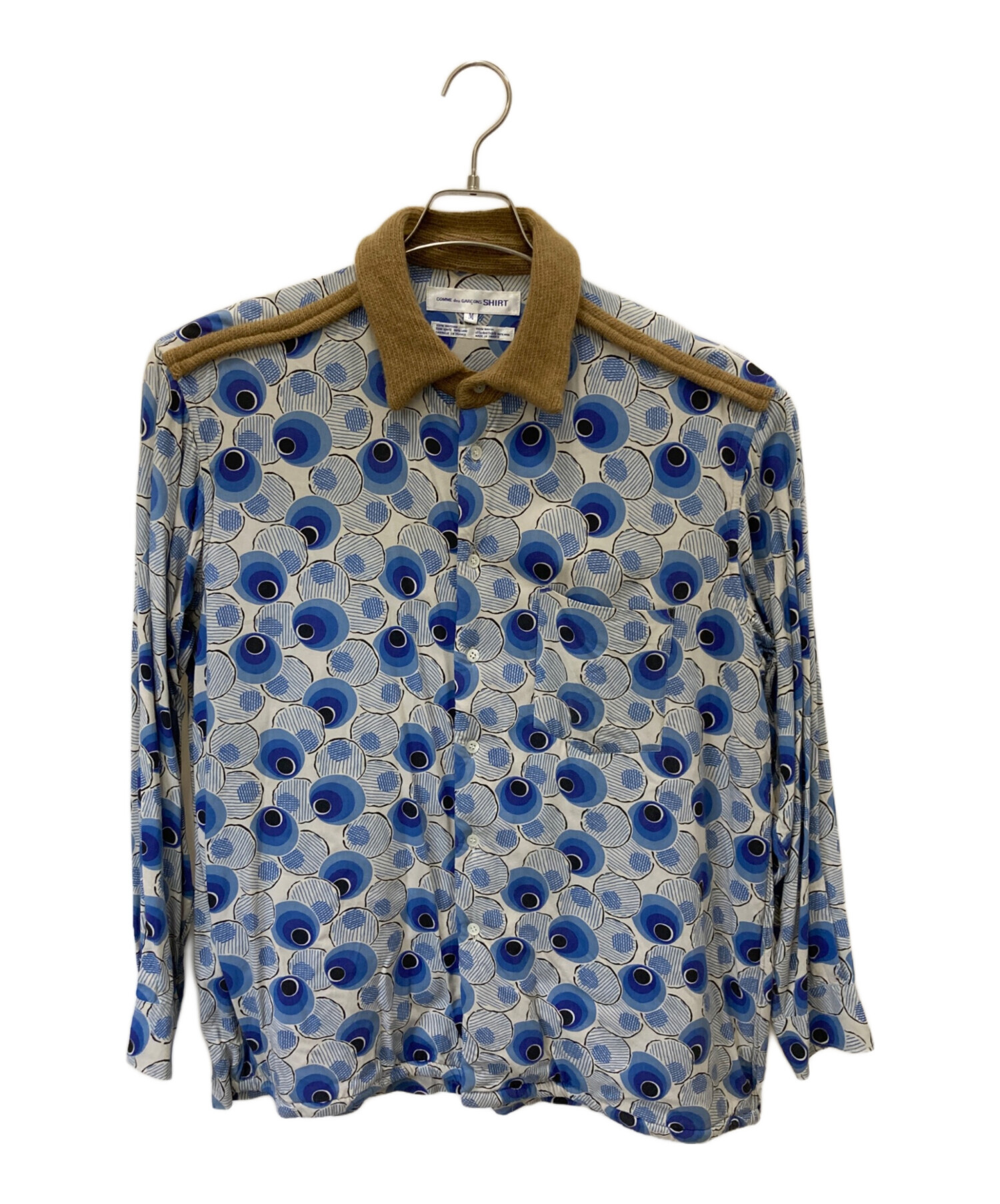 COMME des GARCONS SHIRT 長袖シャツ フランス製 中古 コムデギャルソンシャツ 長袖シャツ sizeM メンズ COMME des
