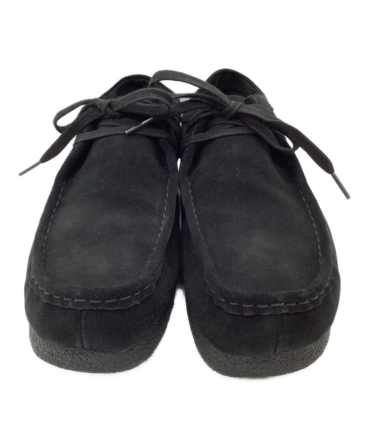 中古・古着通販】CLARKS (クラークス) ワラビーブーツ ブラック サイズ 