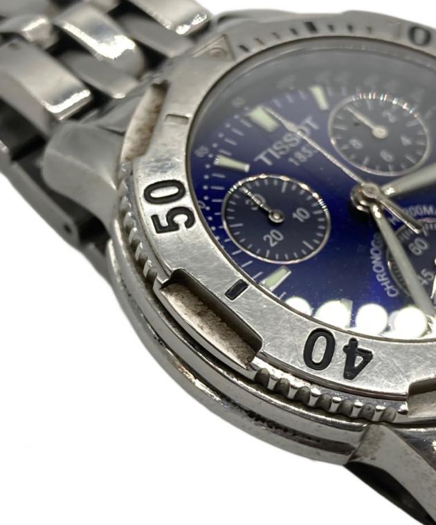 中古・古着通販】TISSOT (ティソ) クロノグラフ ネイビー｜ブランド