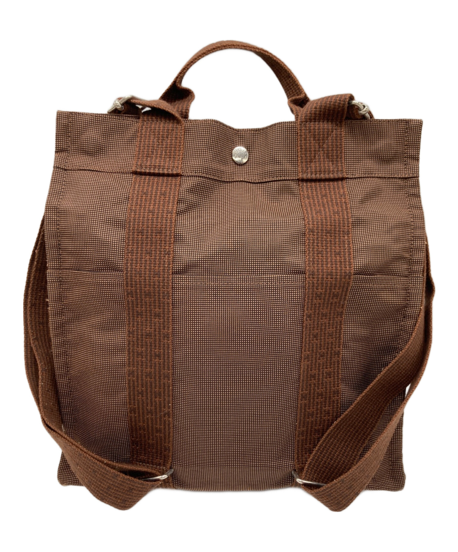 HERMES　エールリュック ブラウン 中古・古着通販】HERMES (エルメス) リュック ブラウン｜ブランド