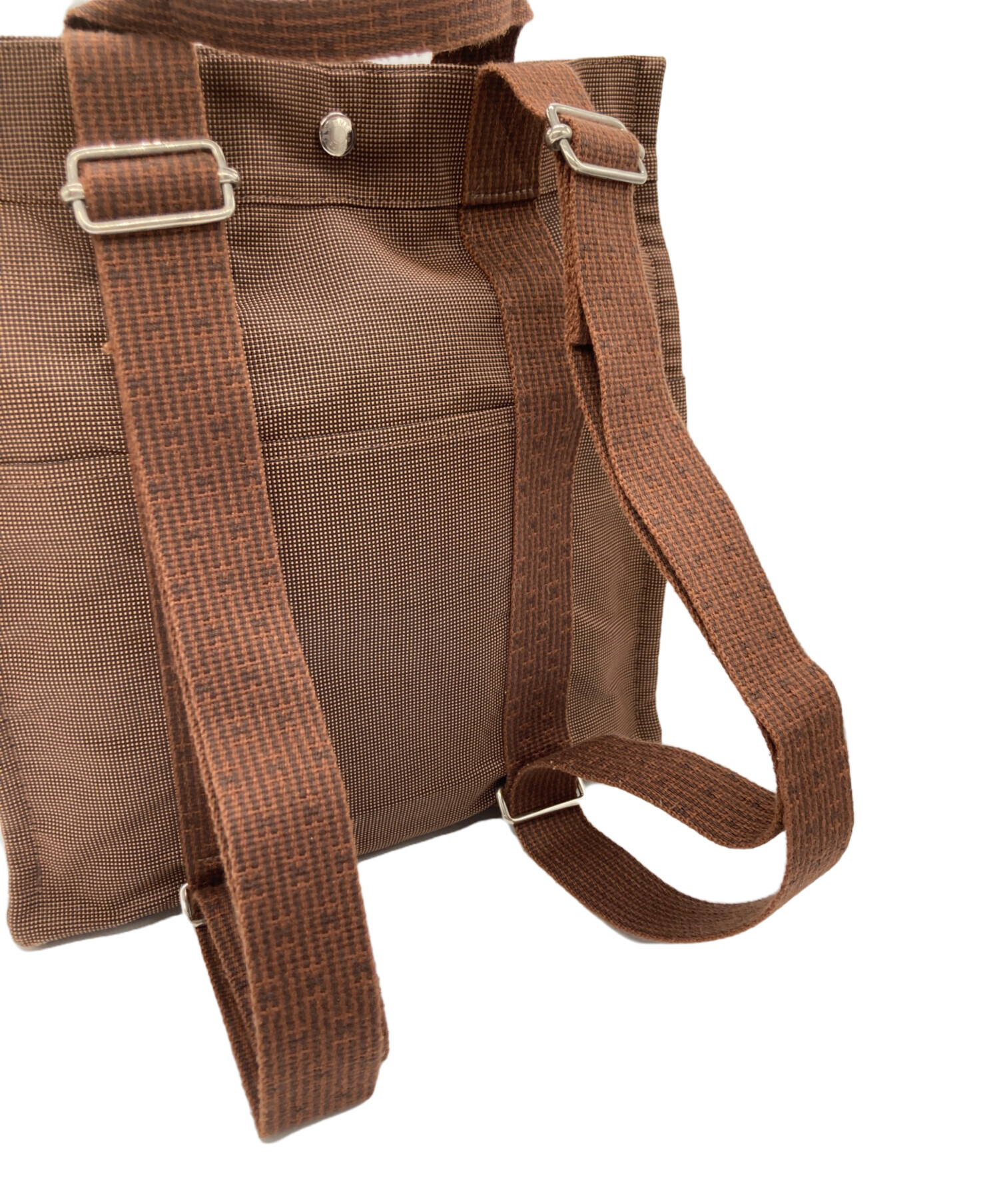 HERMES　エールリュック ブラウン 中古・古着通販】HERMES (エルメス) リュック ブラウン｜ブランド