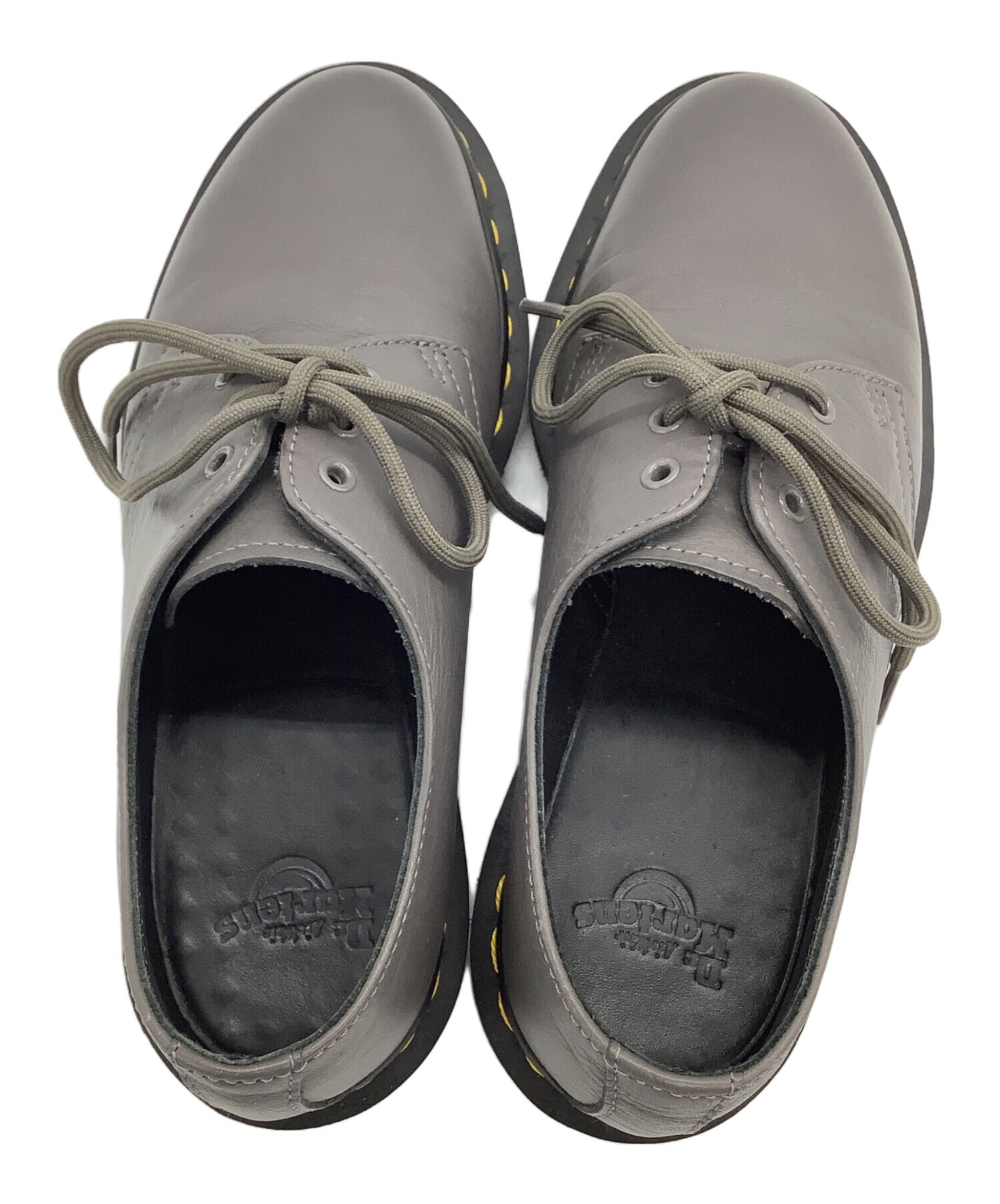 27cm Dr. Martens グレー レースアップシューズ 中古・古着通販】Dr.Martens (ドクターマーチン) 3ホールシューズ