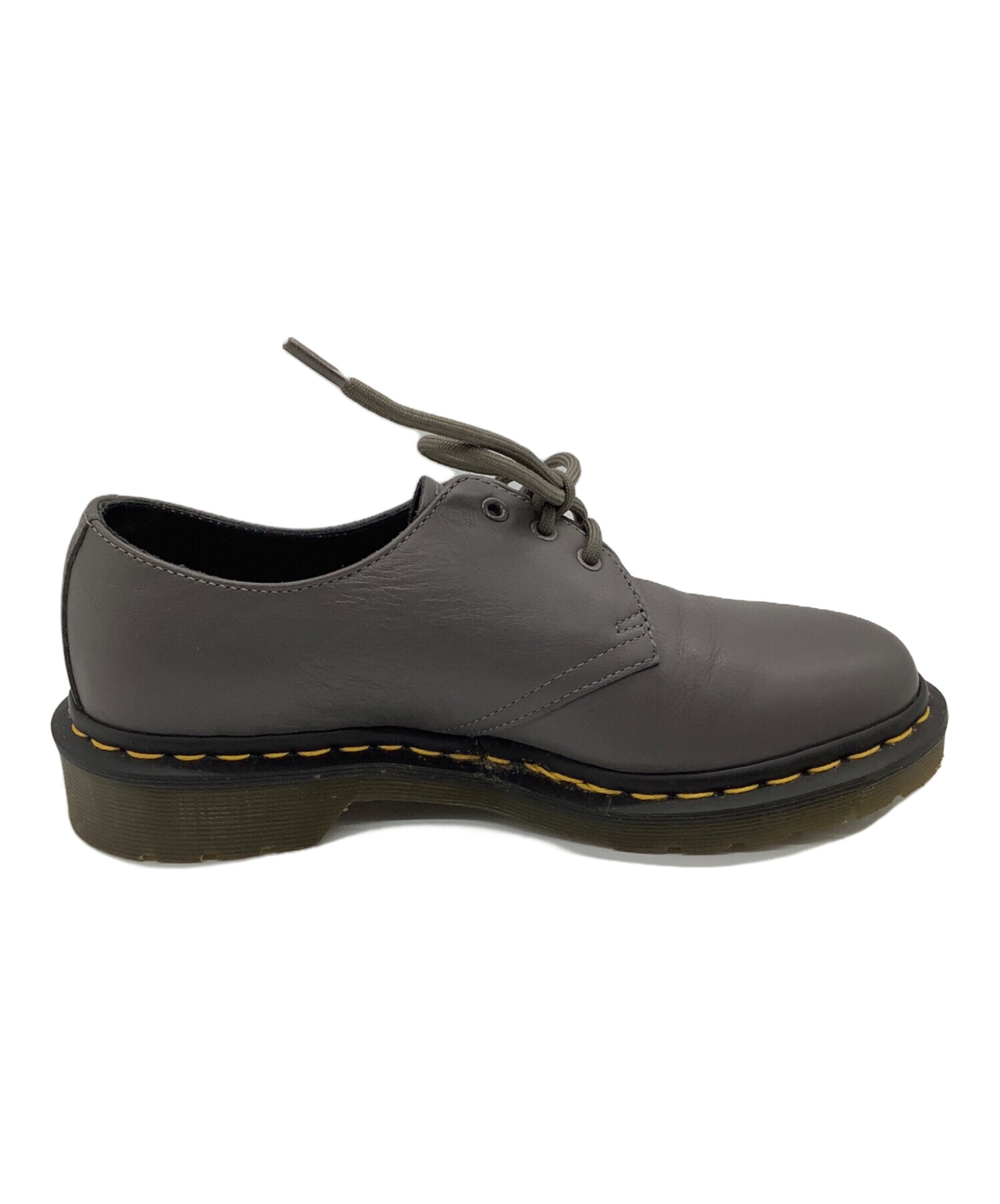27cm Dr. Martens グレー レースアップシューズ 中古・古着通販】Dr.Martens (ドクターマーチン) 3ホールシューズ