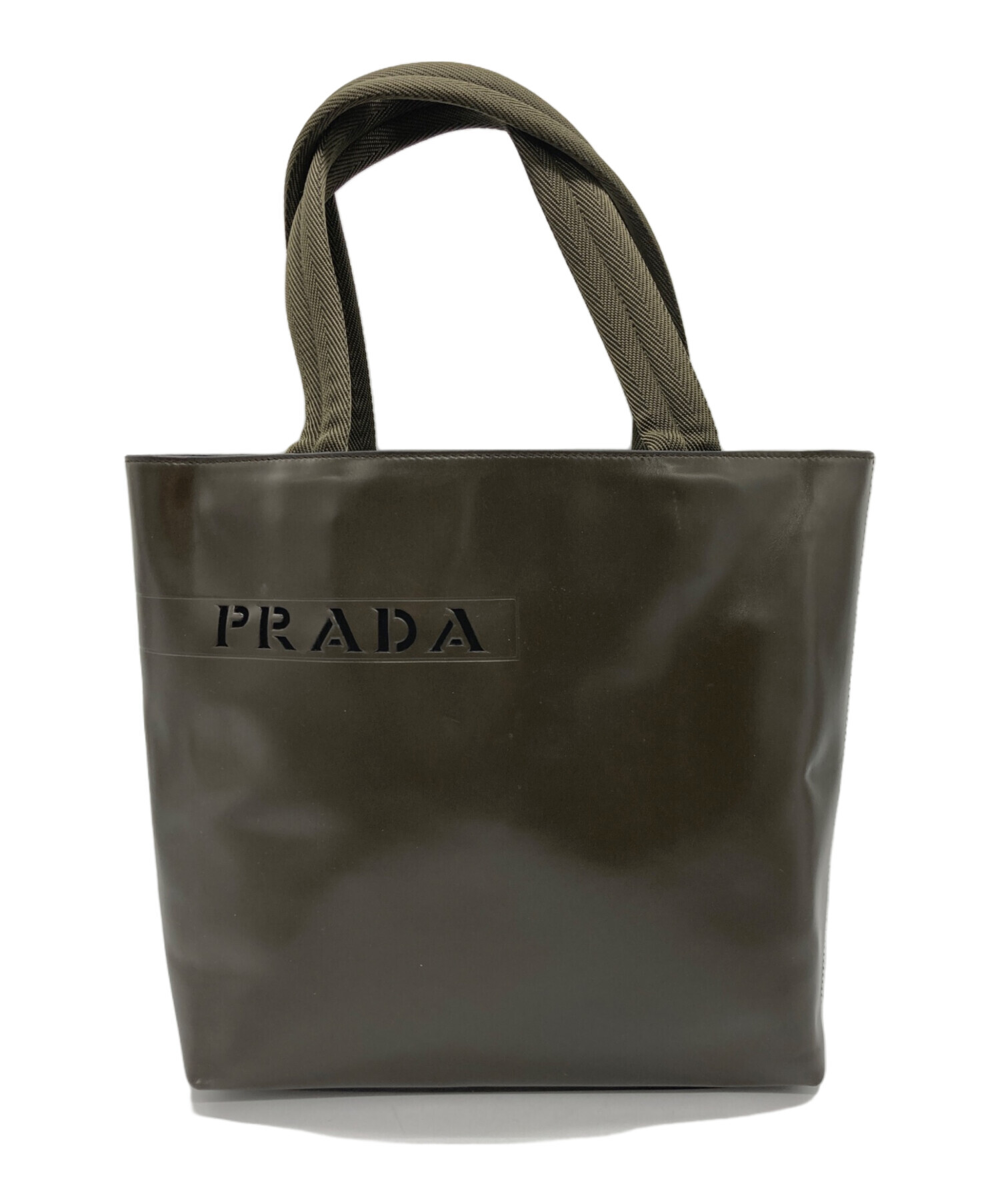 中古・古着通販】PRADA (プラダ) トートバッグ オリーブ｜ブランド