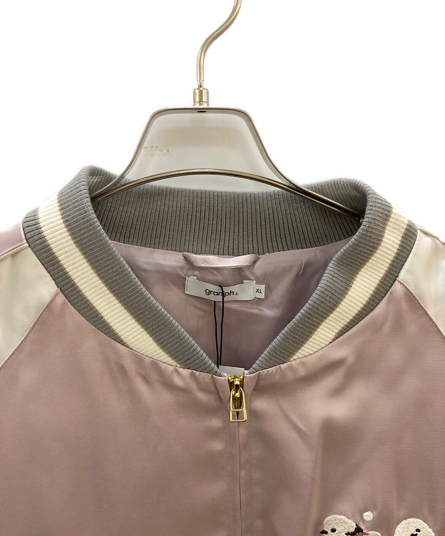 中古・古着通販】graniph (グラニフ) スカジャン ピンク サイズ:XL