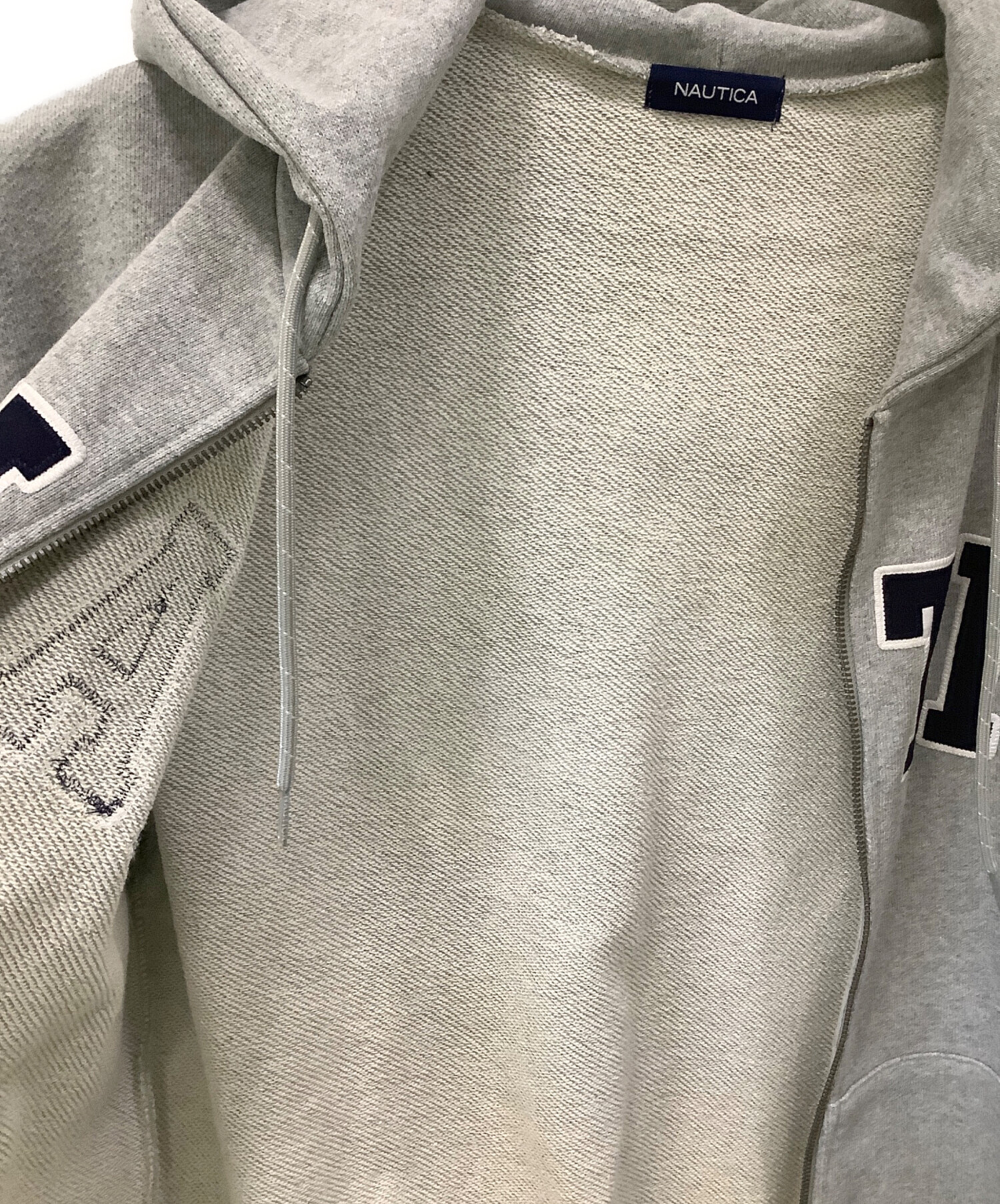 中古・古着通販】NAUTICA (ノーティカ) ジップパーカー グレー サイズ