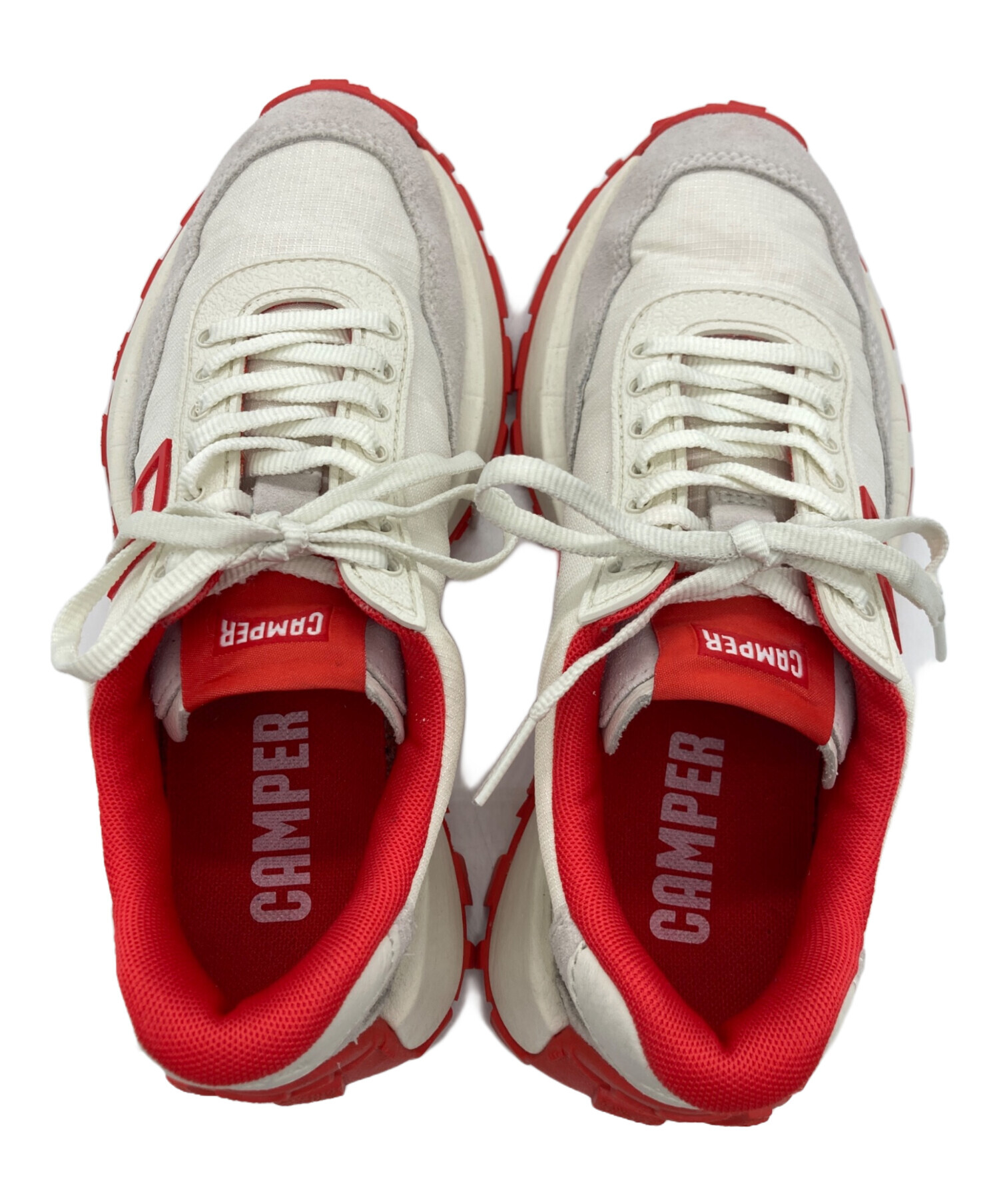 中古・古着通販】CAMPER (カンペール) スニーカー ホワイト×レッド