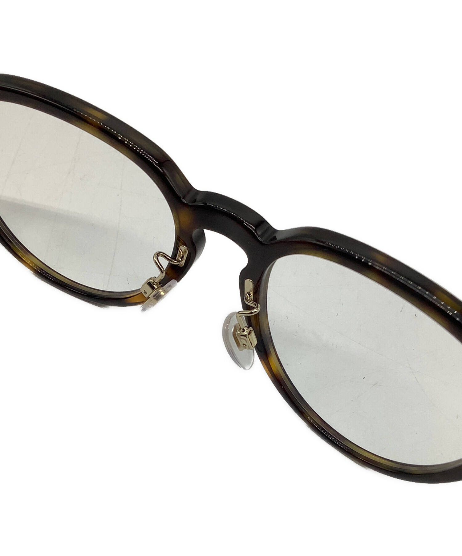 中古・古着通販】BURBERRY (バーバリー) 伊達眼鏡 ブラウン サイズ:52 