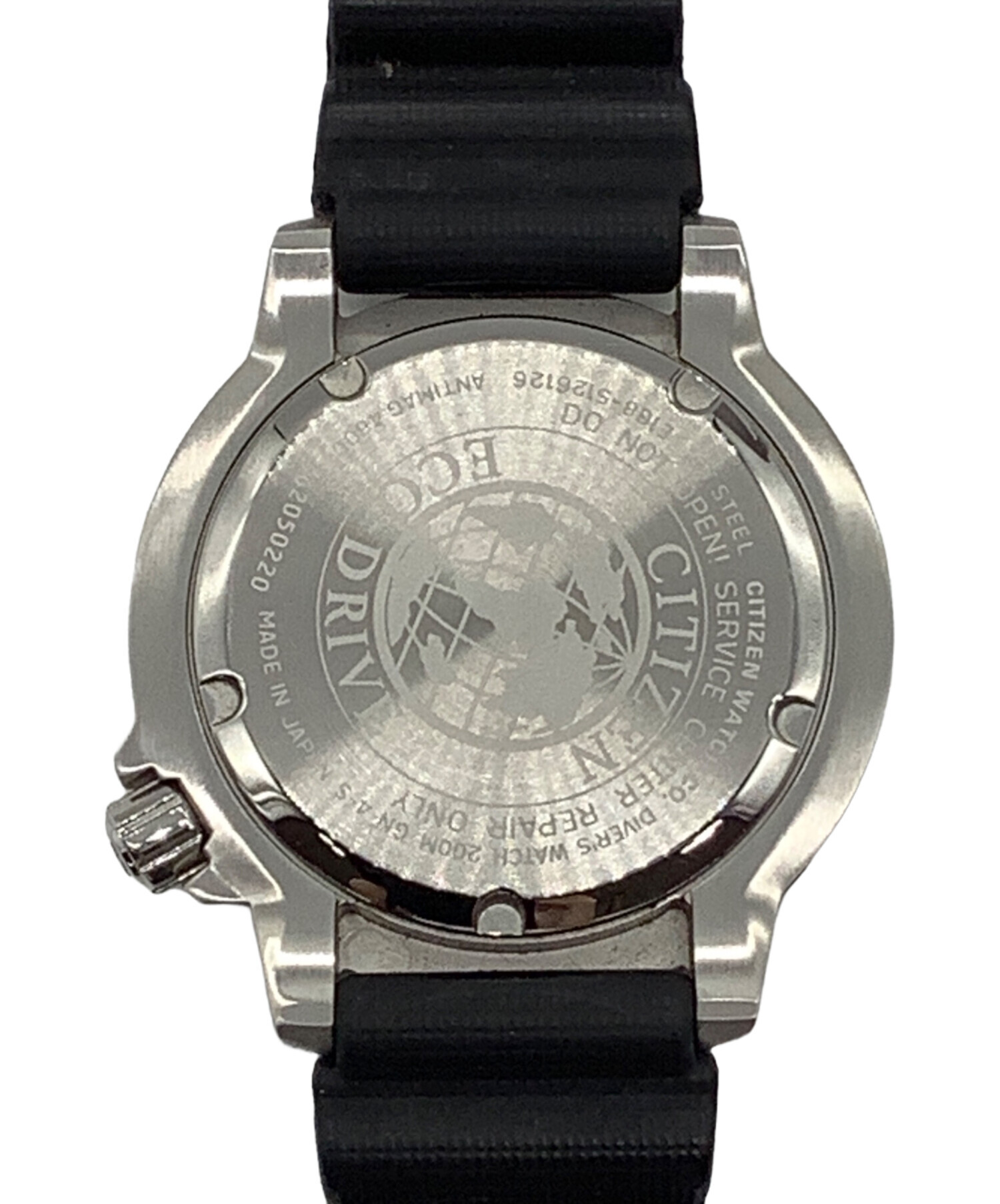 中古・古着通販】CITIZEN (シチズン) ダイバーズウォッチ ブラック