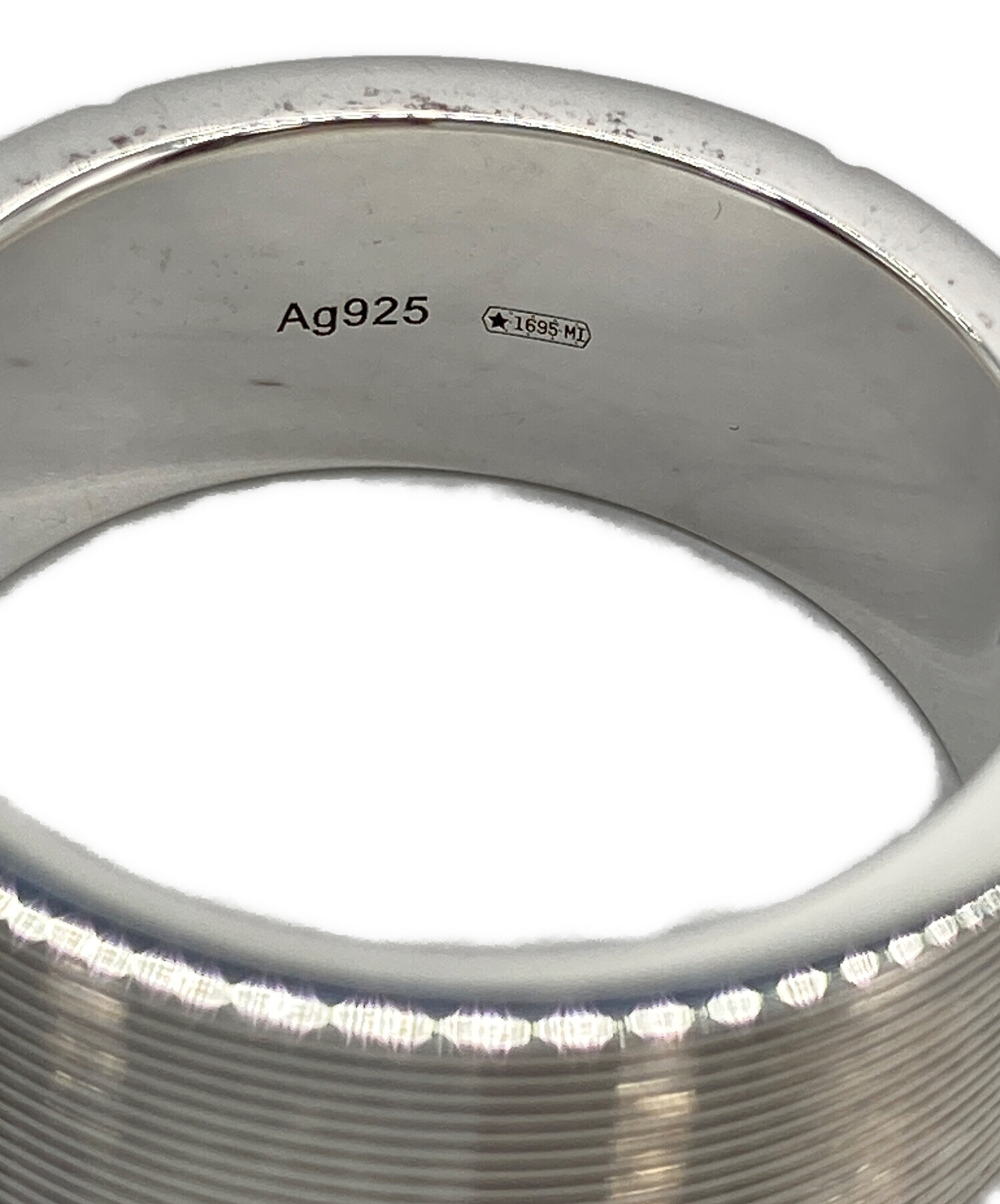 中古・古着通販】GUCCI (グッチ) シルバーリング シルバーカラー