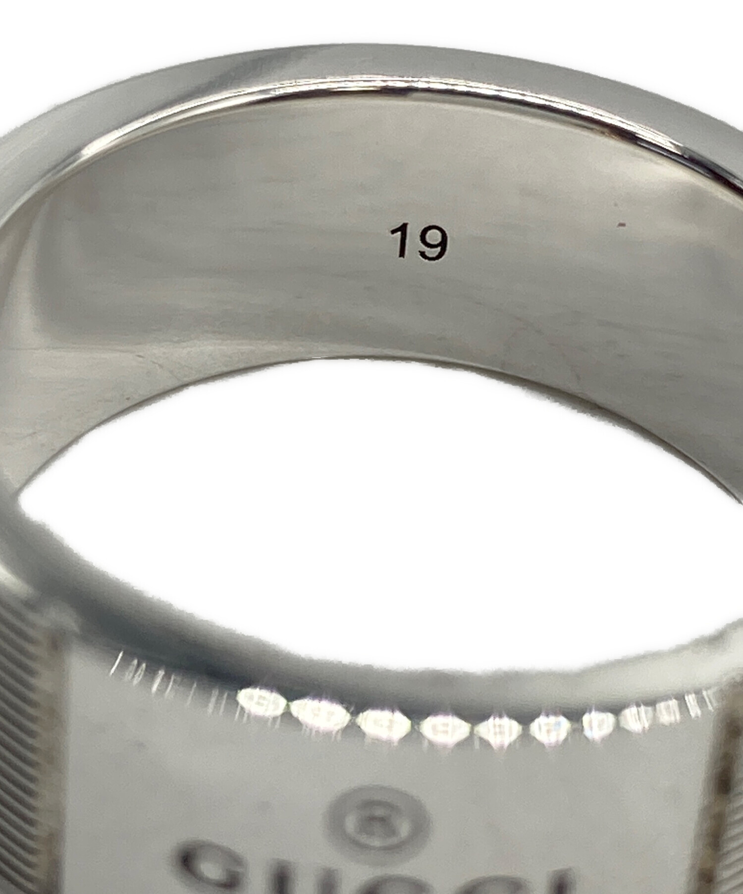 中古・古着通販】GUCCI (グッチ) シルバーリング シルバーカラー