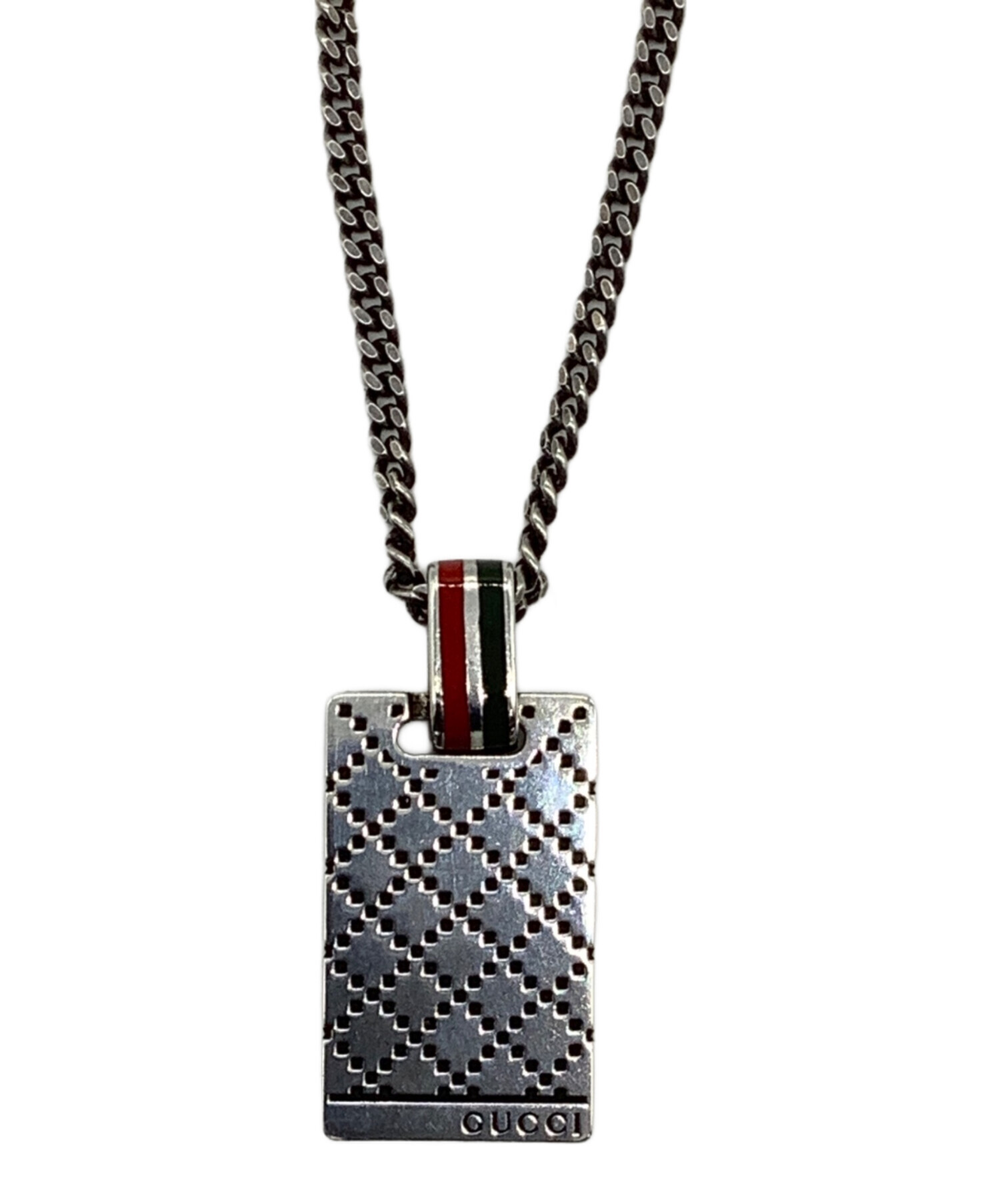 グッチ GUCCI スクエア ネックレス② 約50cm グッチ GUCCI スクエア ネックレス② 約50cm gucci ネックレス