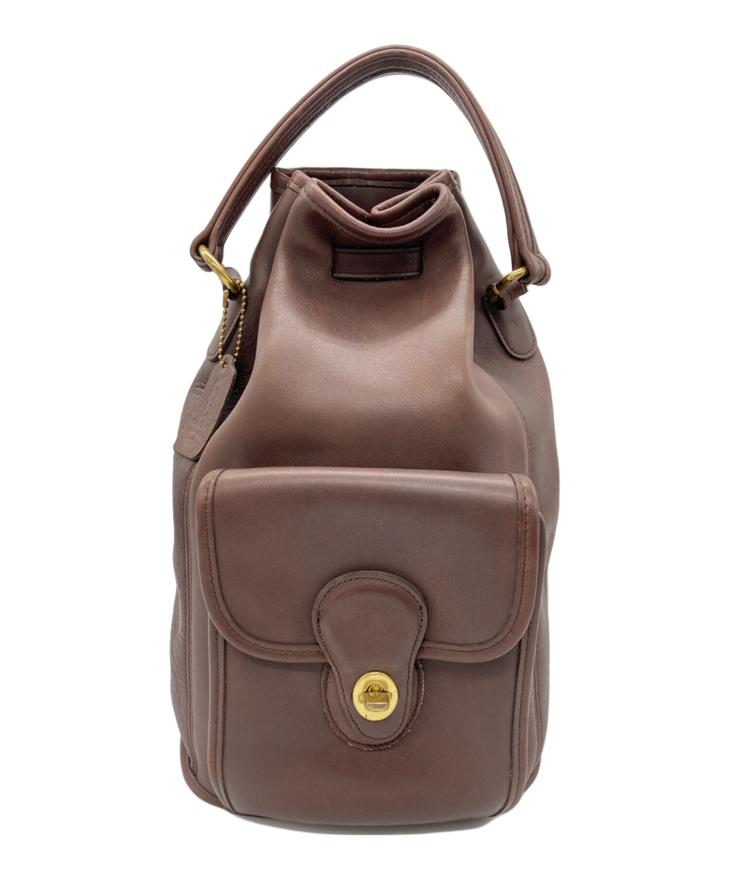 中古・古着通販】COACH (コーチ) 2WAYバッグ ブラウン｜ブランド・古着 