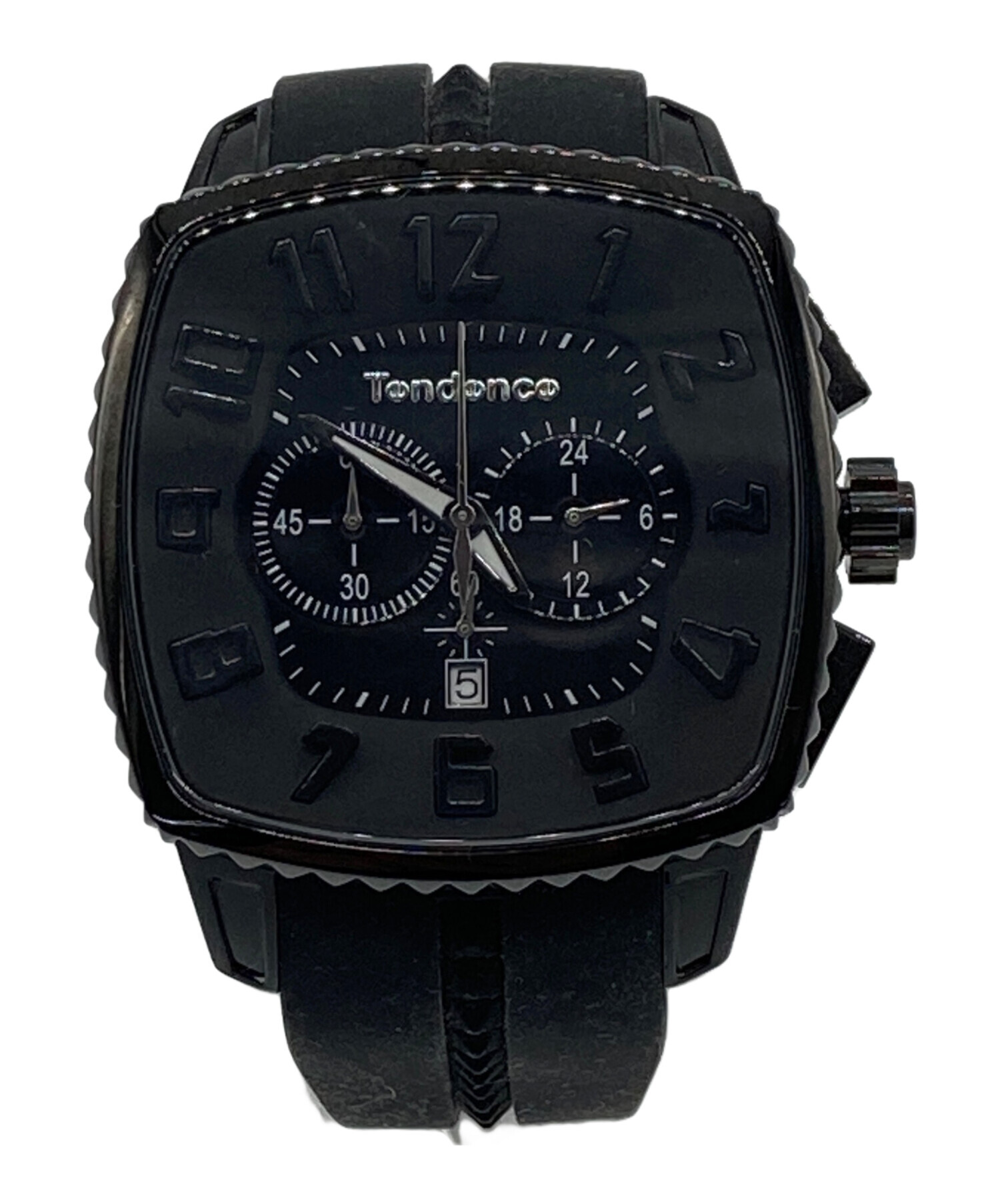 中古・古着通販】tendence (テンデンス) クロノグラフ ブラック