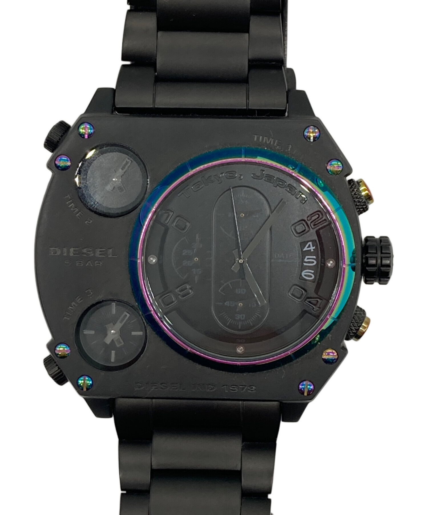 中古・古着通販】DIESEL (ディーゼル) 腕時計 ブラック｜ブランド