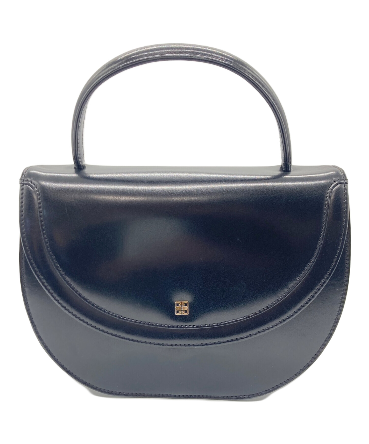 中古・古着通販】GIVENCHY (ジバンシィ) ハンドバッグ ブラック 