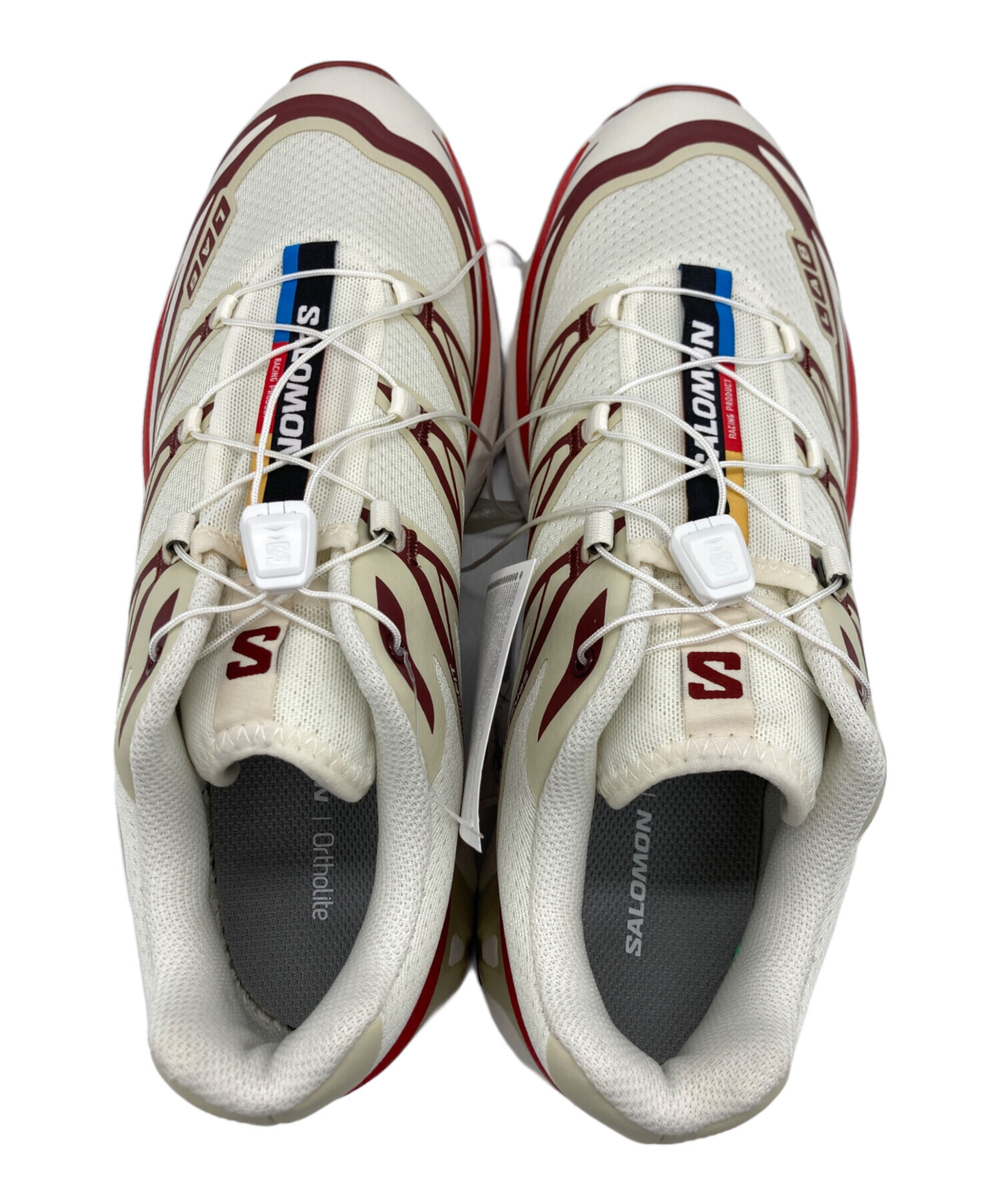 中古・古着通販】SALOMON (サロモン) スニーカー ホワイト×レッド