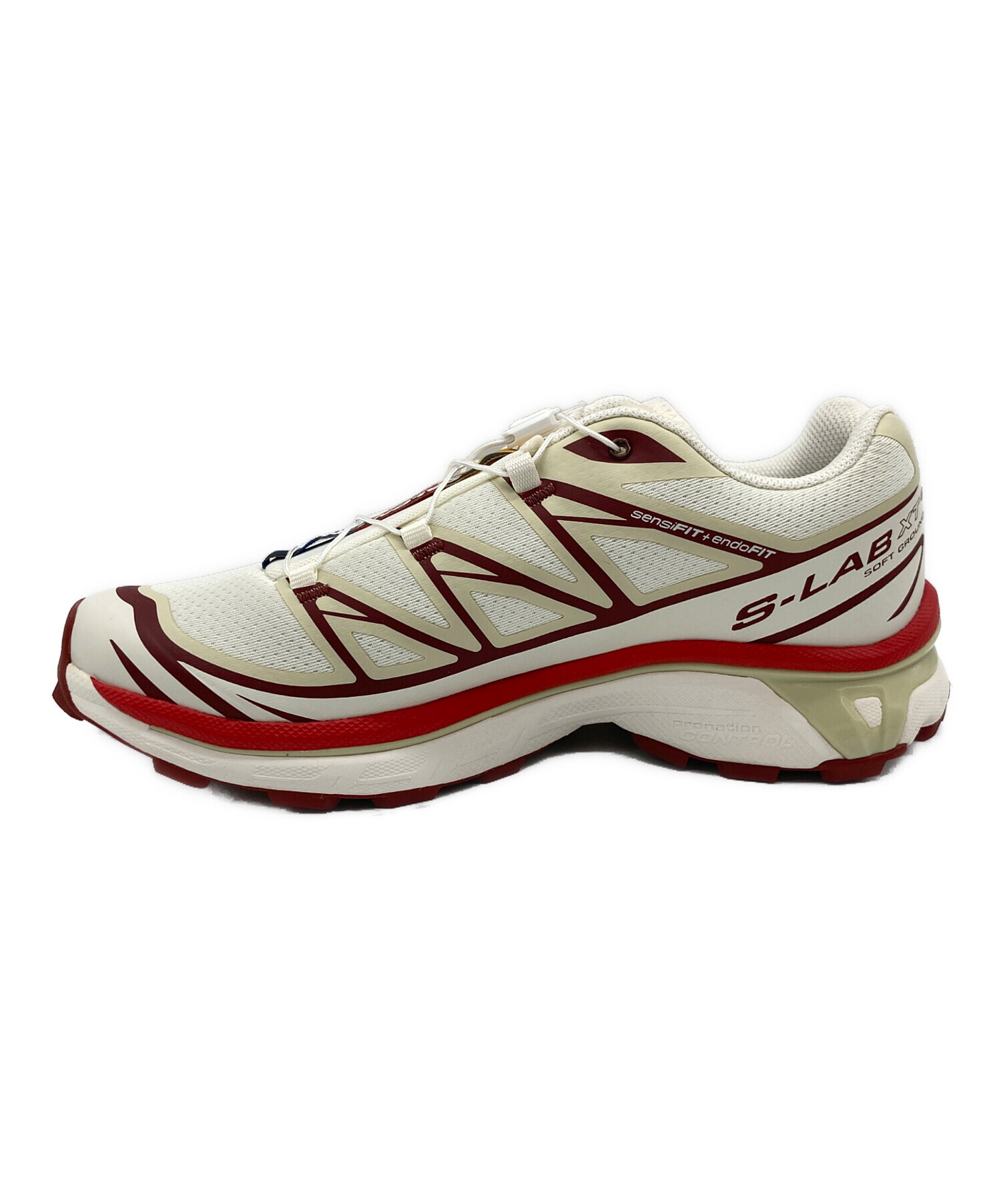 中古・古着通販】SALOMON (サロモン) スニーカー ホワイト×レッド